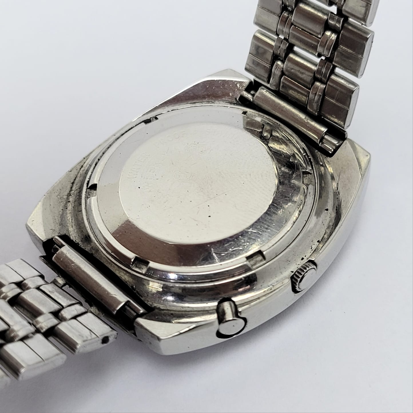 Orient AAA Day/Date Cal.1942 Vintage Men's Watch With Rail Road Bracelet - Image 8