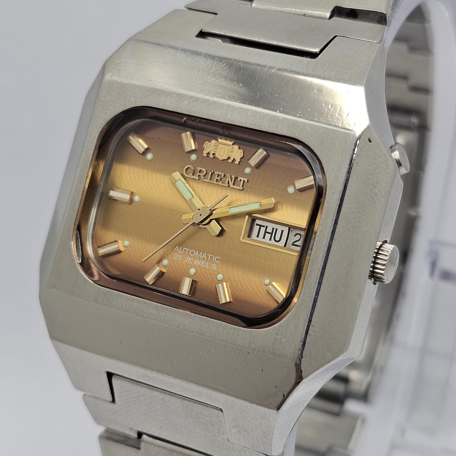 Orient Y469660-4A Automatic Day/Date Vintage Men's Watch