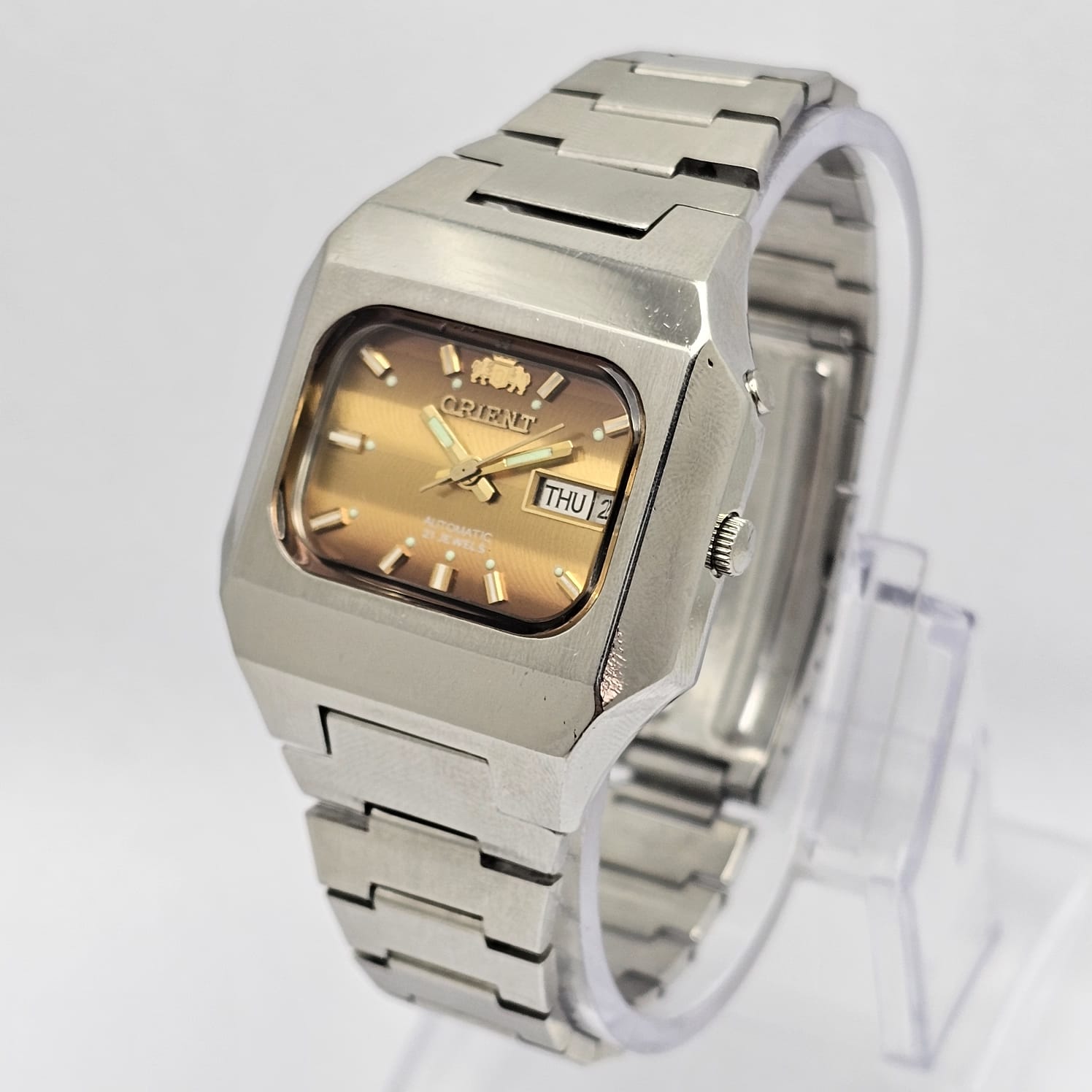 Orient Y469660-4A Automatic Day/Date Vintage Men's Watch - Image 3