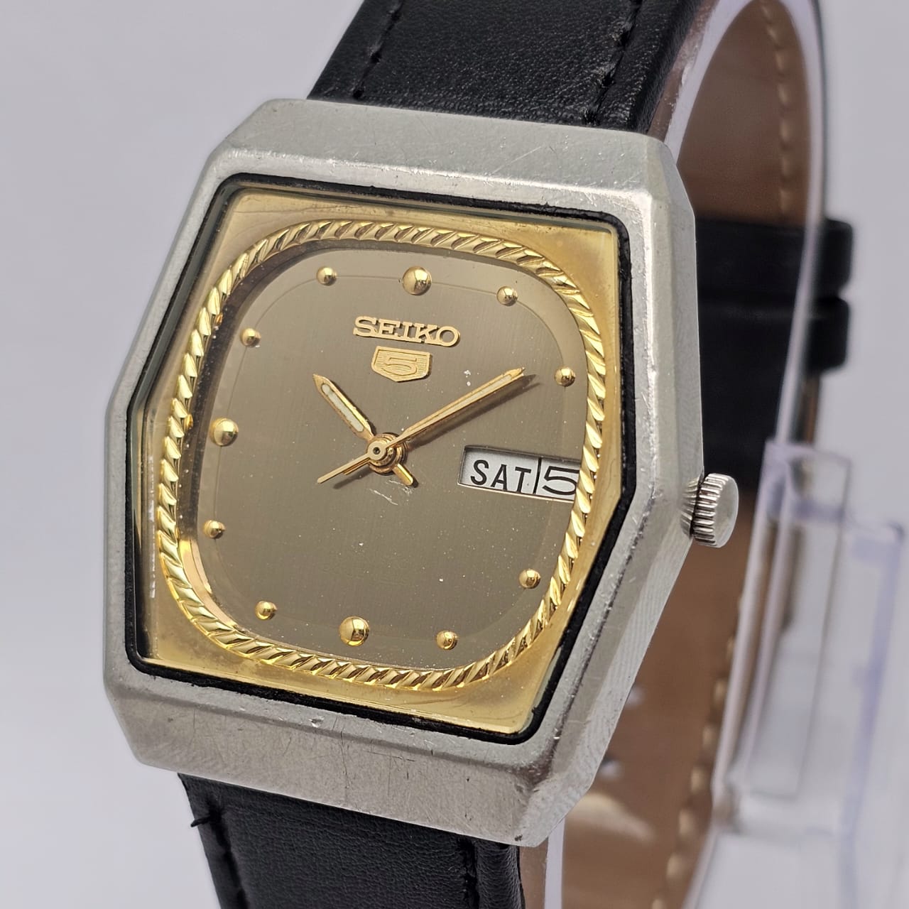 Seiko 5 Automatic 6349-5230 Day/Date Vintage Men's Watch - Image 2