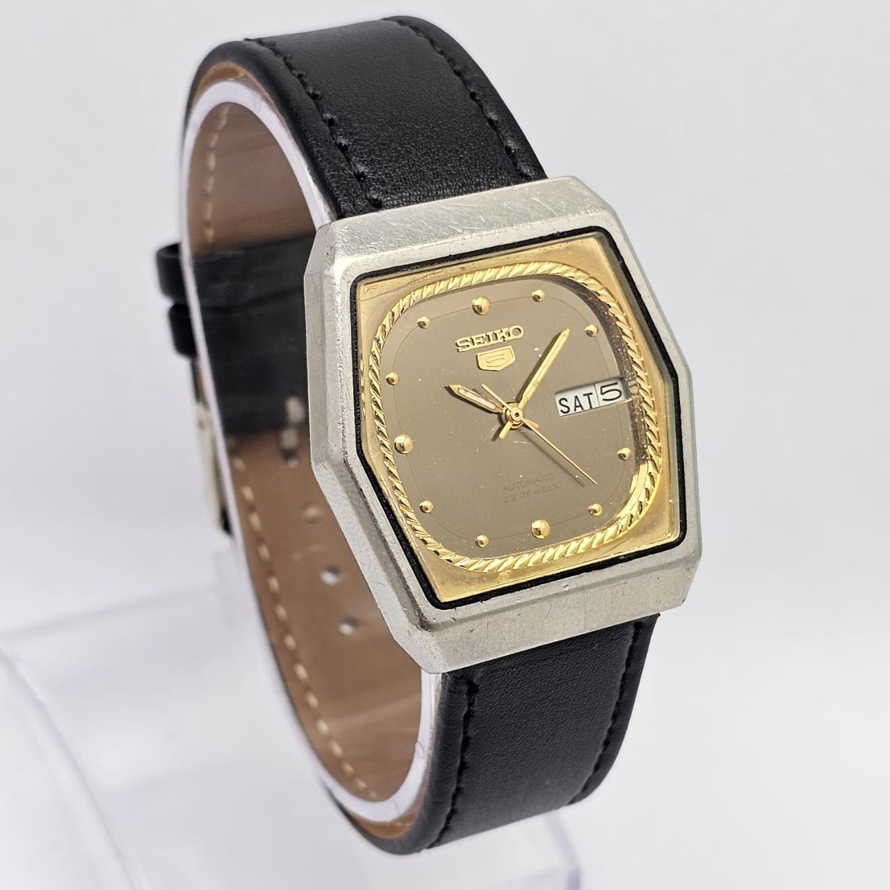 Seiko 5 Automatic 6349-5230 Day/Date Vintage Men's Watch - Image 3