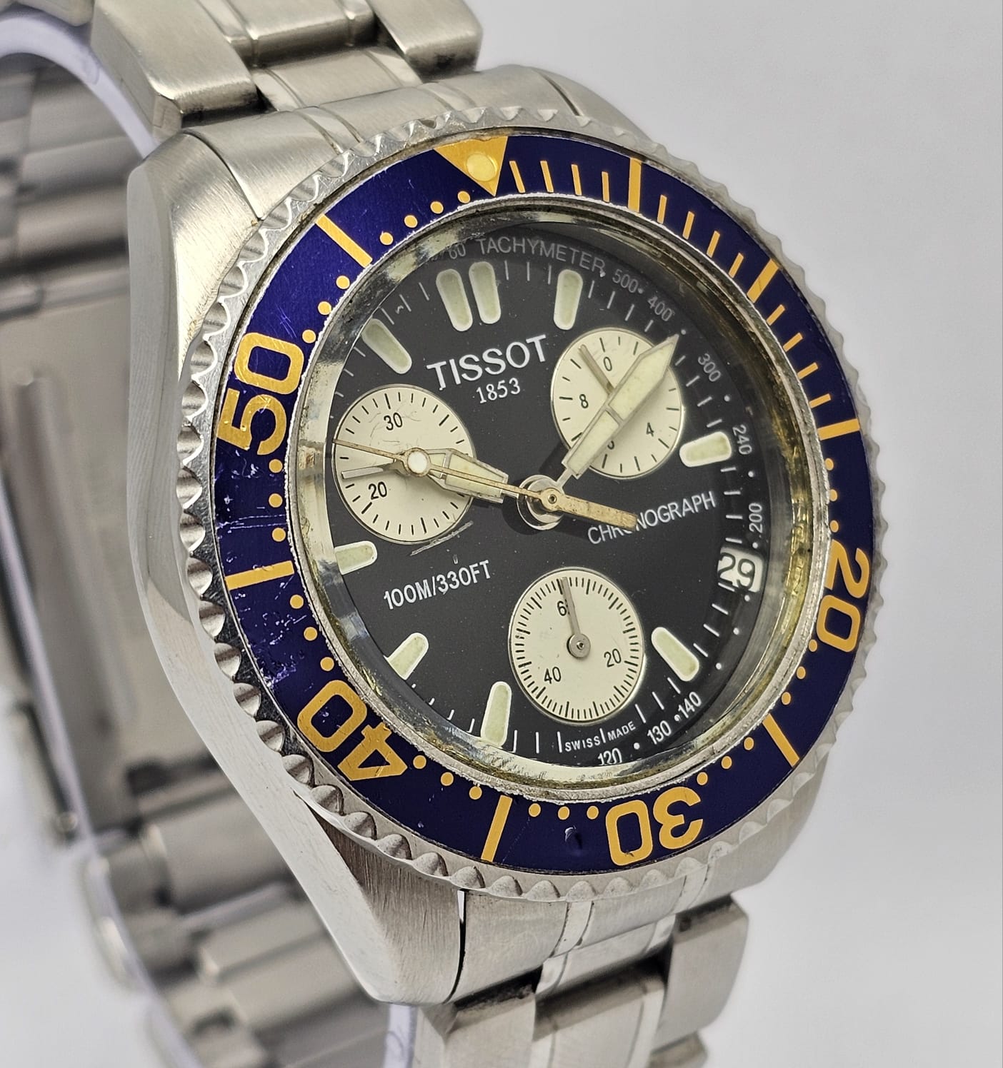 Tissot 1853 Quartz E662/762M Chronograph Vintage Men's Watch - Image 2