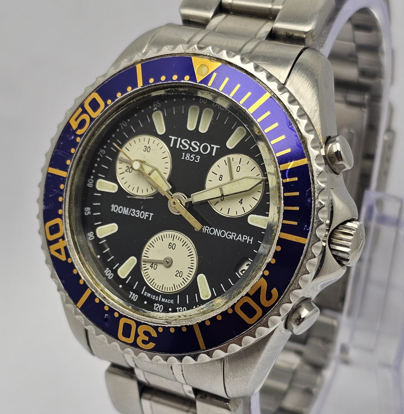 Tissot 1853 Quartz E662/762M Chronograph Vintage Men's Watch