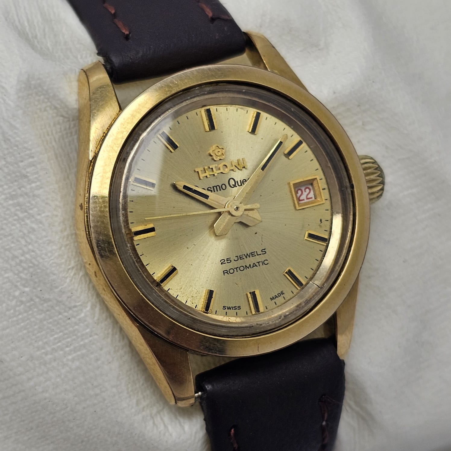 Titoni Cosmo Queen Rotomatic Automatic Vintage Women's Watch - Image 2