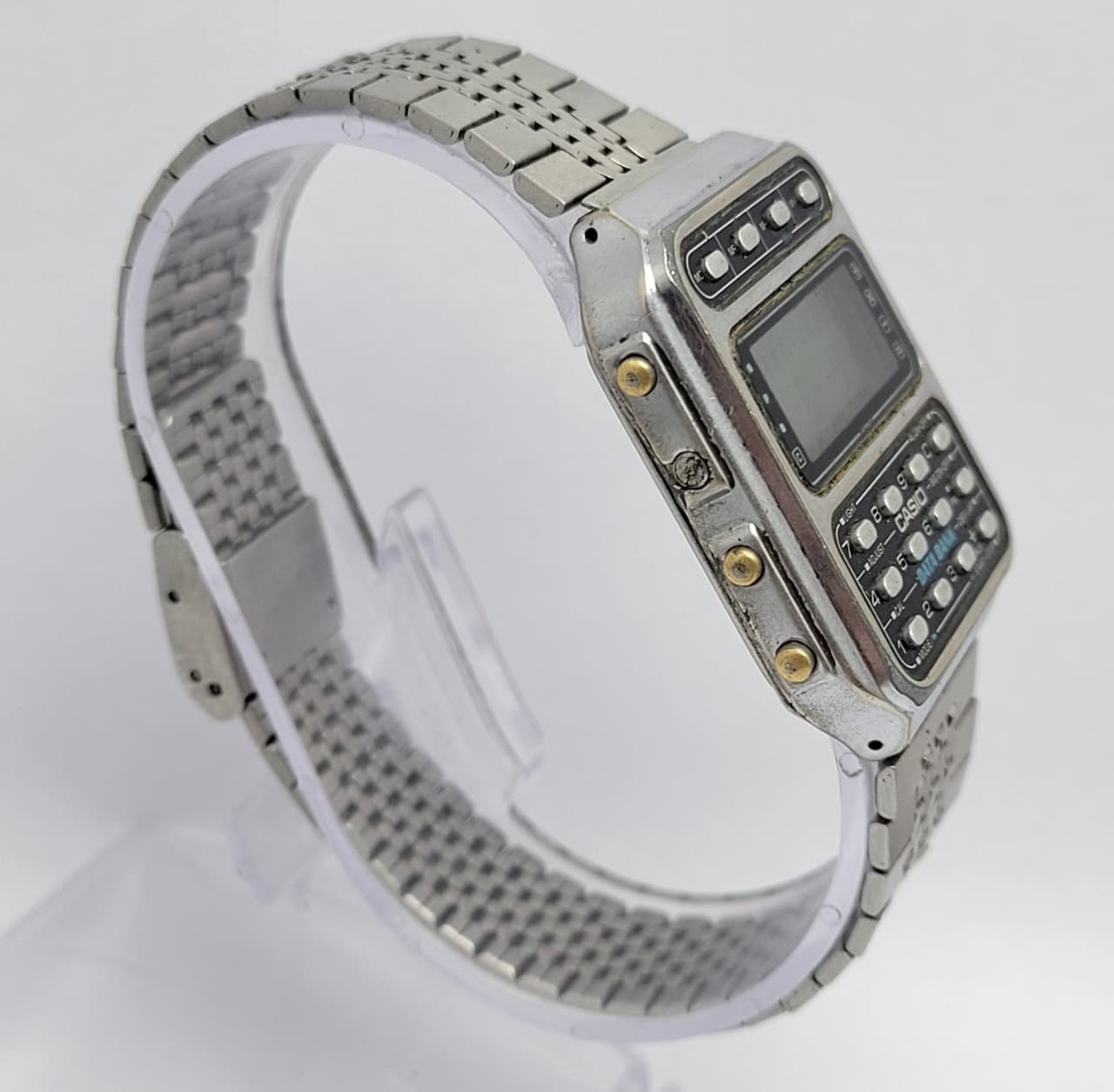 Casio Data Bank Calculator 246 CD-401 Quartz Vintage Men's Watch - Image 3