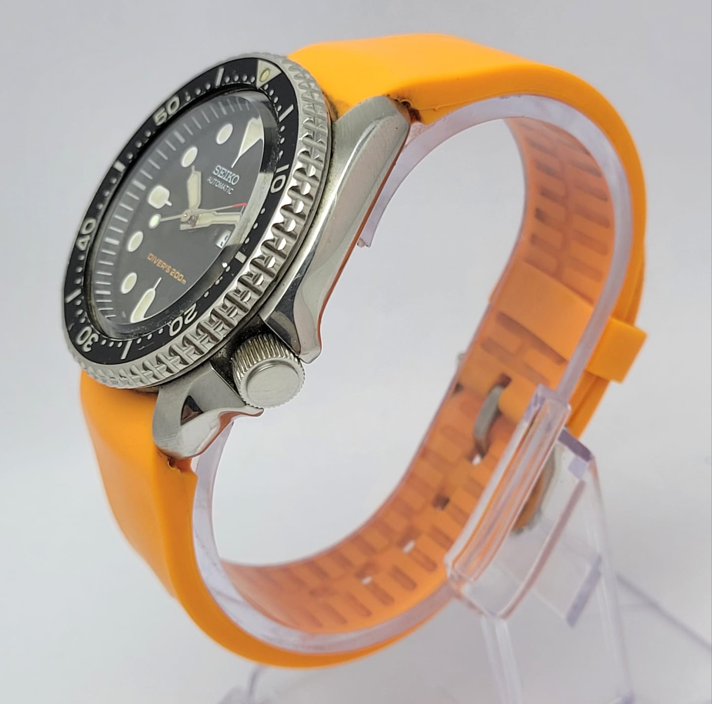 Seiko 7S26-0020 Automatic Day/Date Scuba Diver Vintage Men's Watch