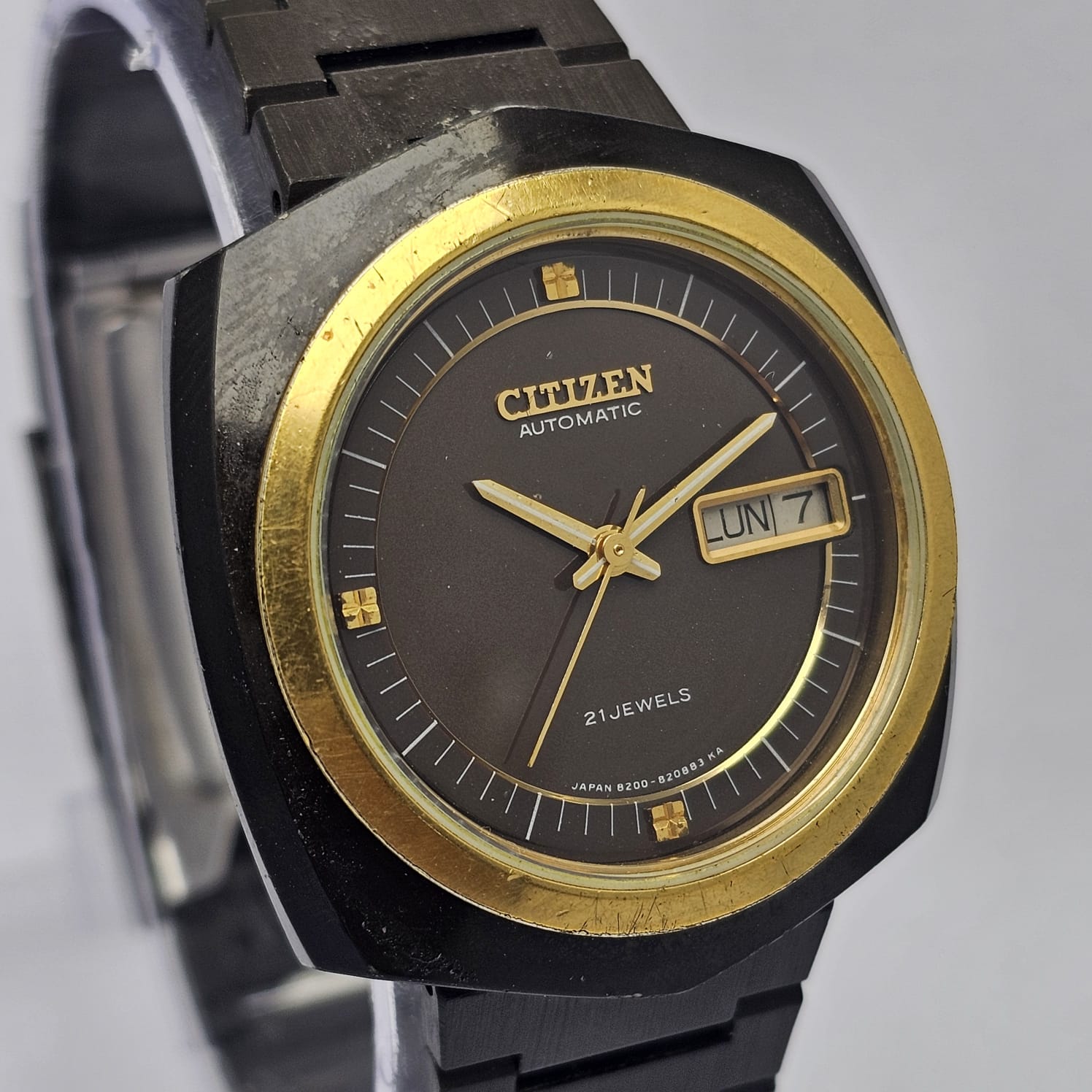Citizen Automatic 4-820177 TA Day/Date 51-0149 Vintage Men's Watch