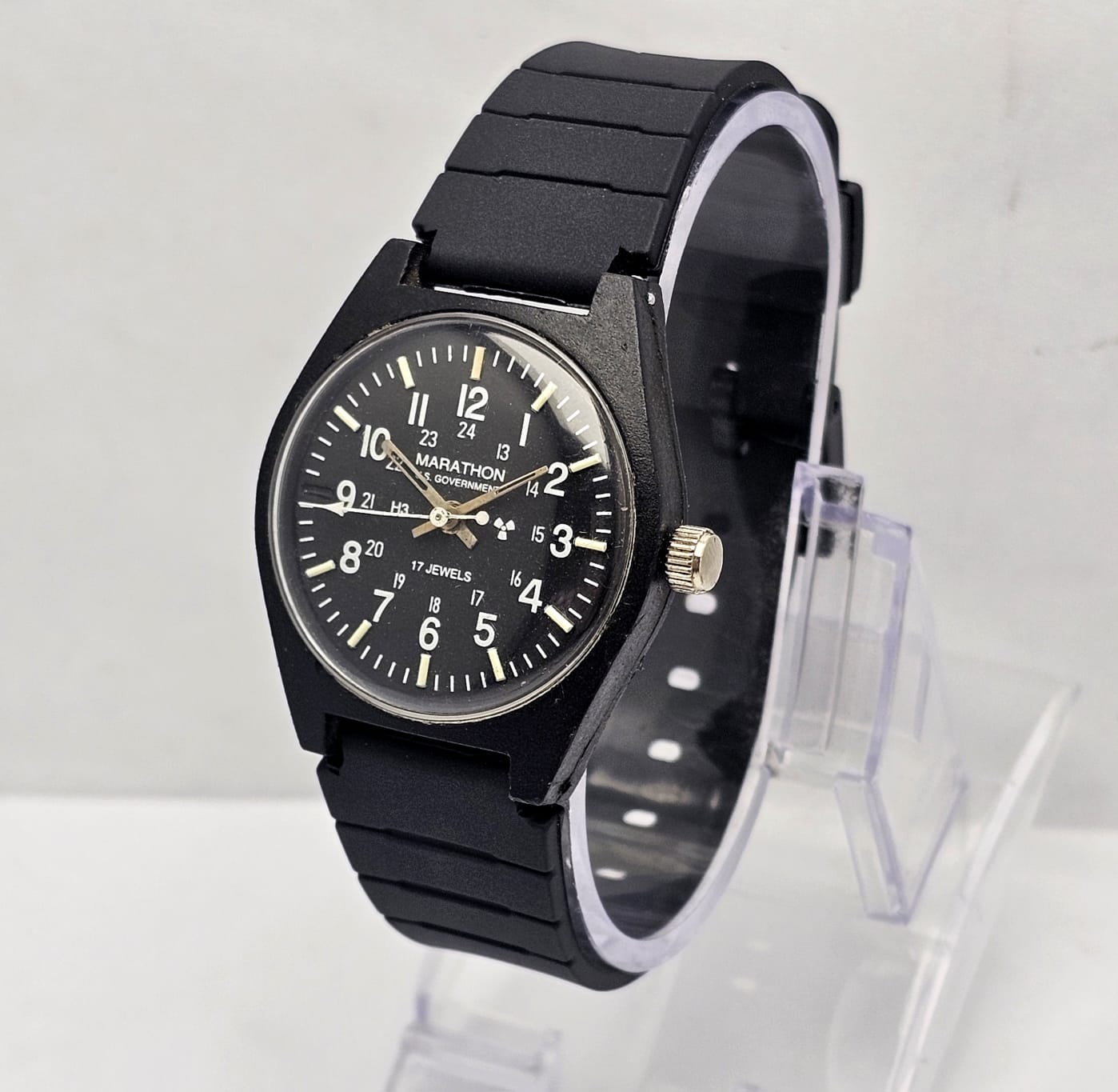 Marathon U.S Government Mil-W-46374F Manual Winding Military Men's Watch - Image 4