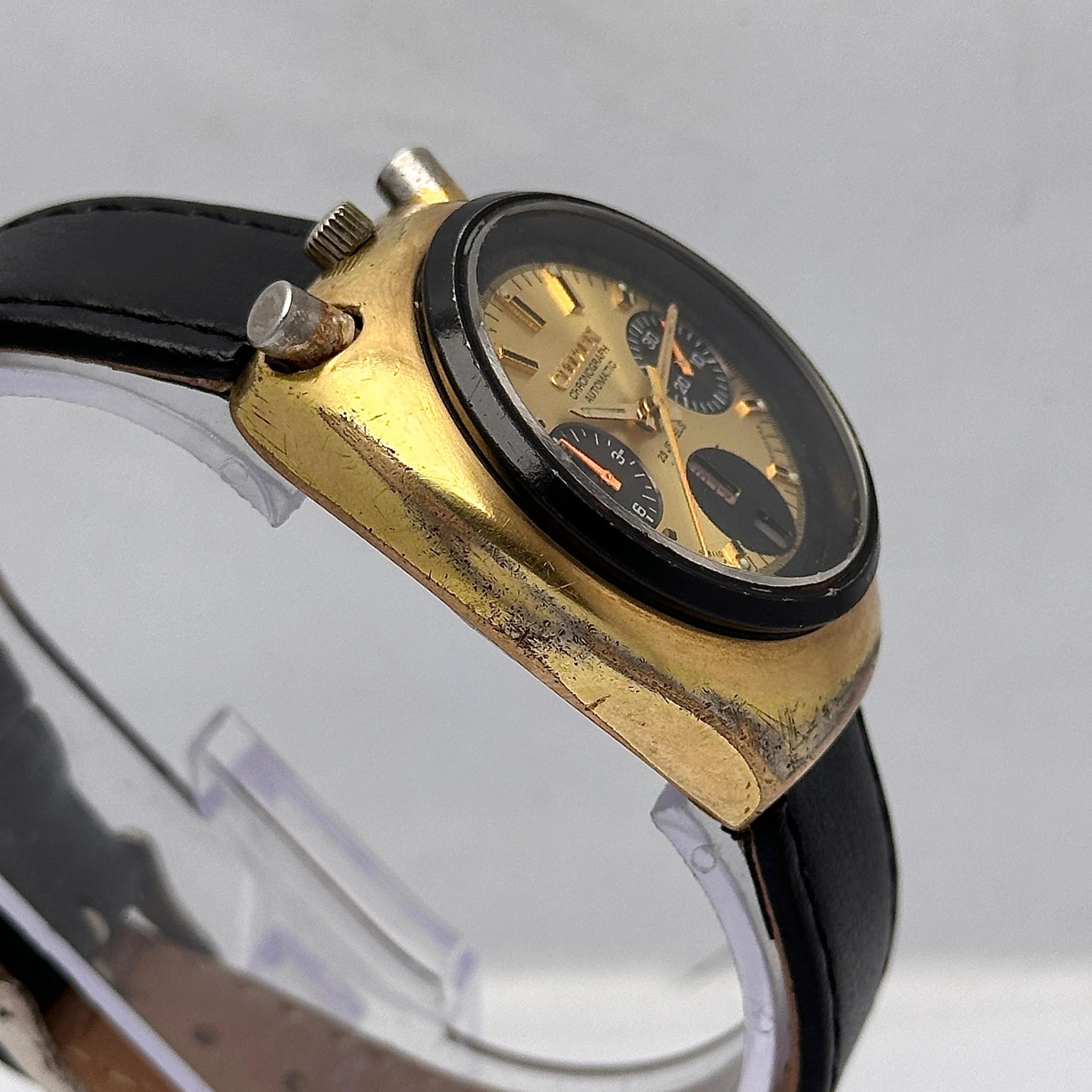 Citizen Bullhead 67-9020 Chronograph 8110A Automatic Vintage Men's Watch