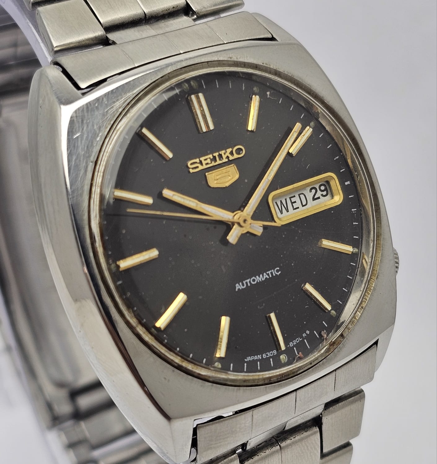 Seiko 5 Automatic 6309-8610 Day/Date Vintage Men's Watch