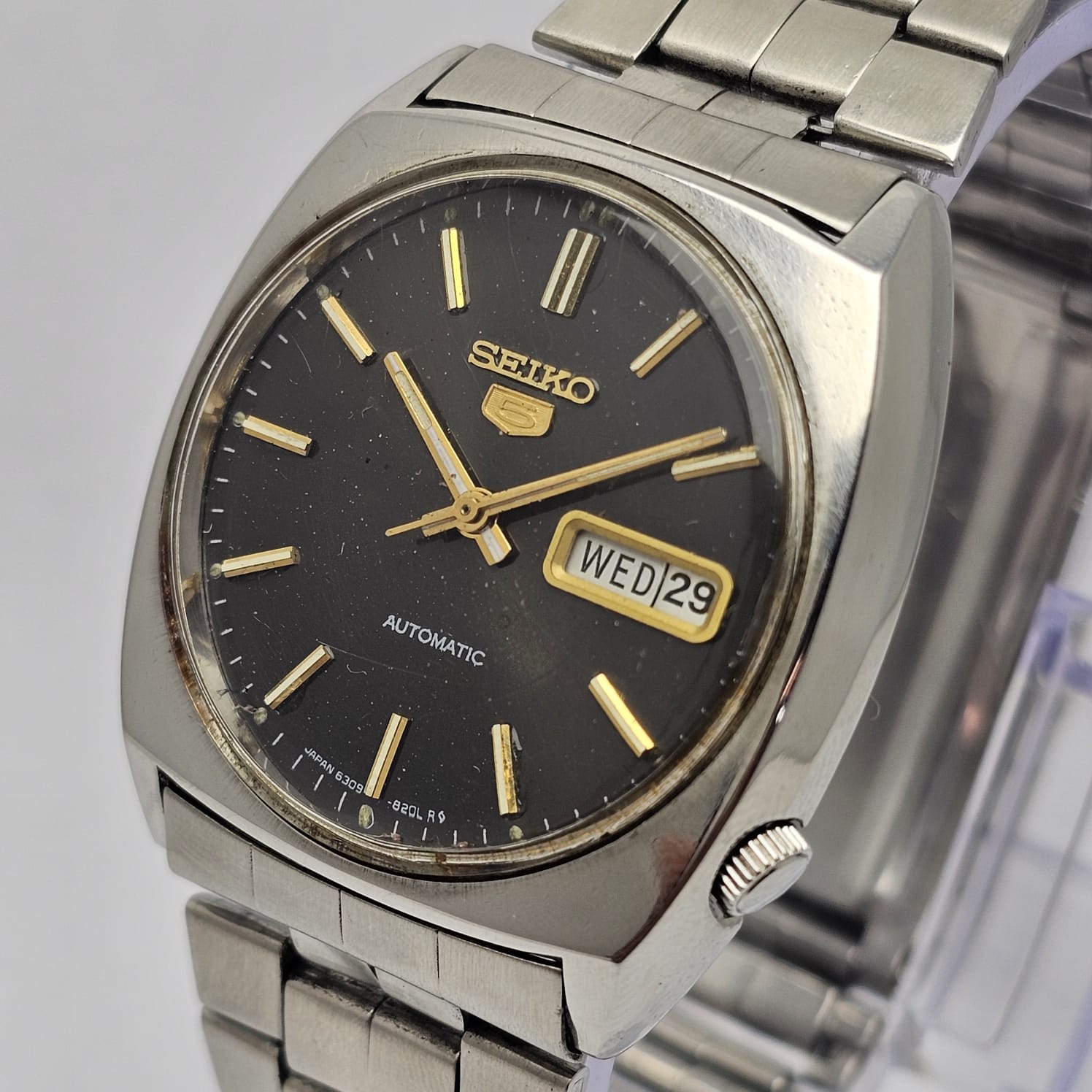 Seiko 5 Automatic 6309-8610 Day/Date Vintage Men's Watch