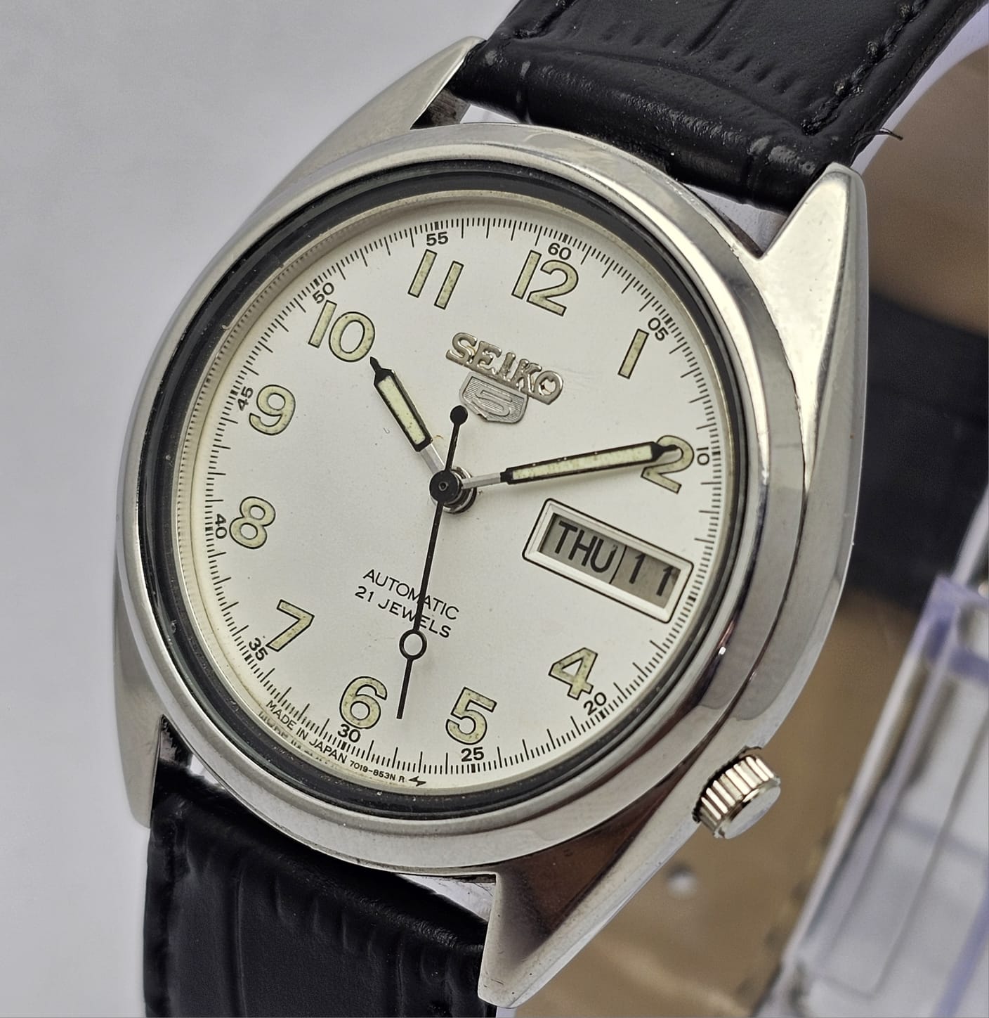 Seiko 5 Automatic 7190-8180 Day/Date Vintage Men's Watch