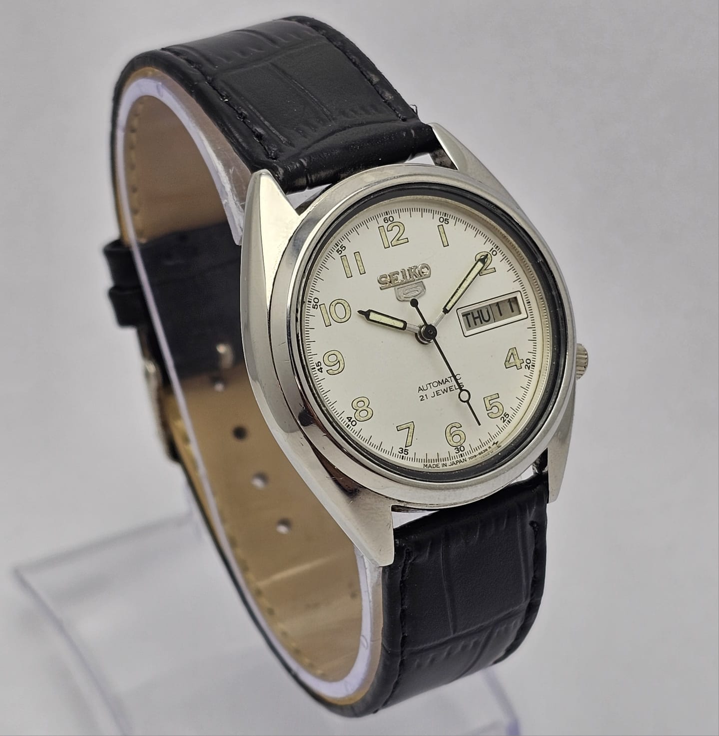 Seiko 5 Automatic 7190-8180 Day/Date Vintage Men's Watch