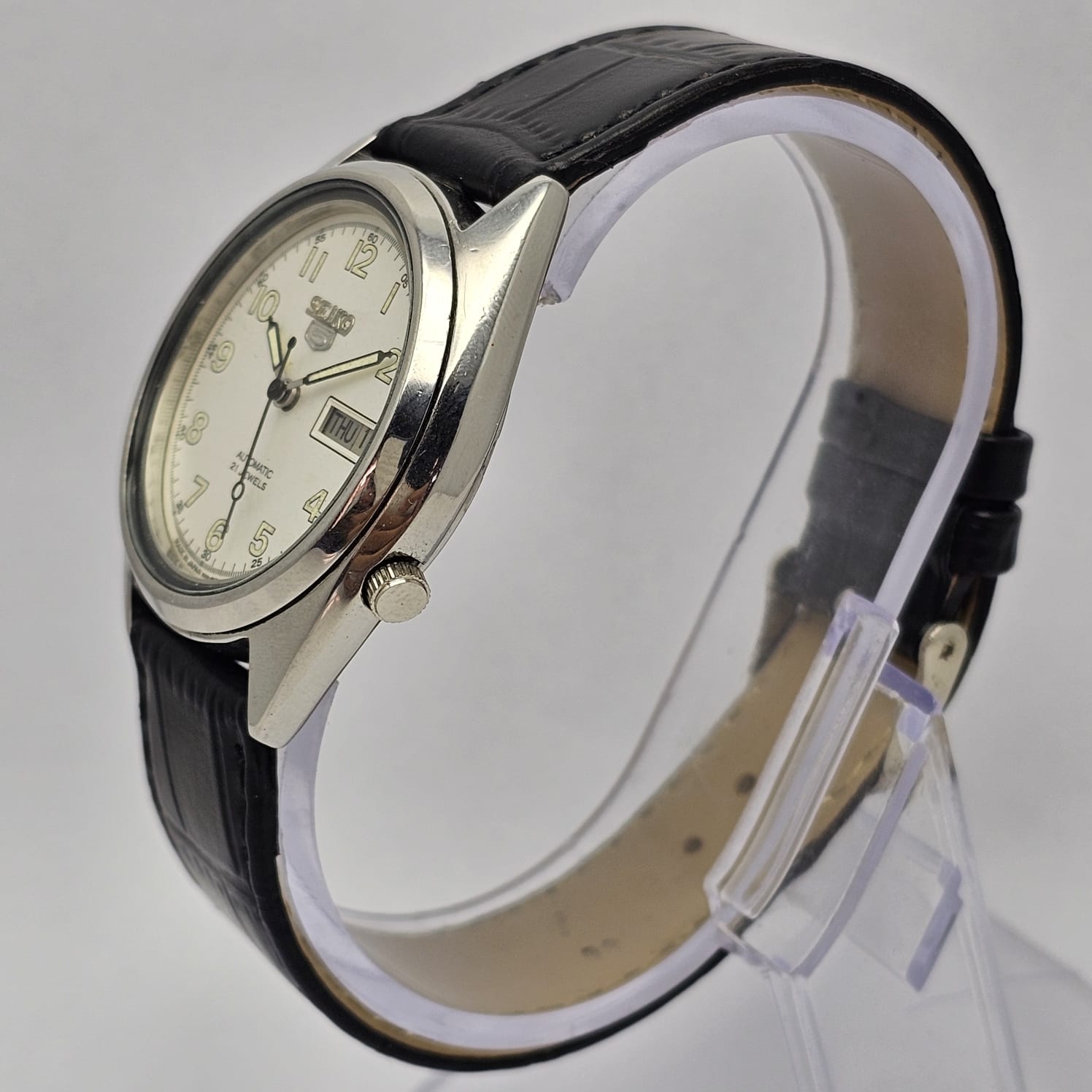 Seiko 5 Automatic 7190-8180 Day/Date Vintage Men's Watch