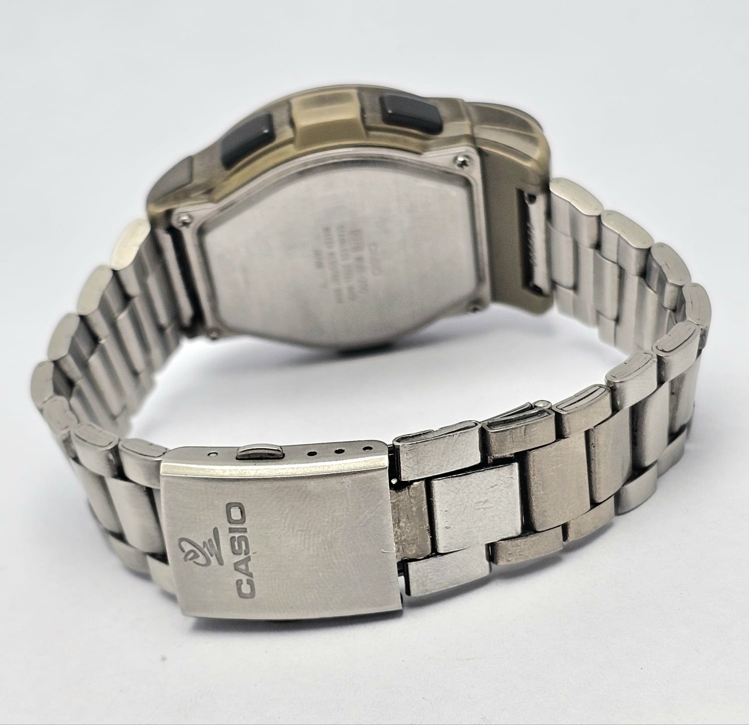 Casio Twincept Wave Ceptor Data Bank Quartz WVA-200 Ana/Digi Vintage Men's Watch - Image 7