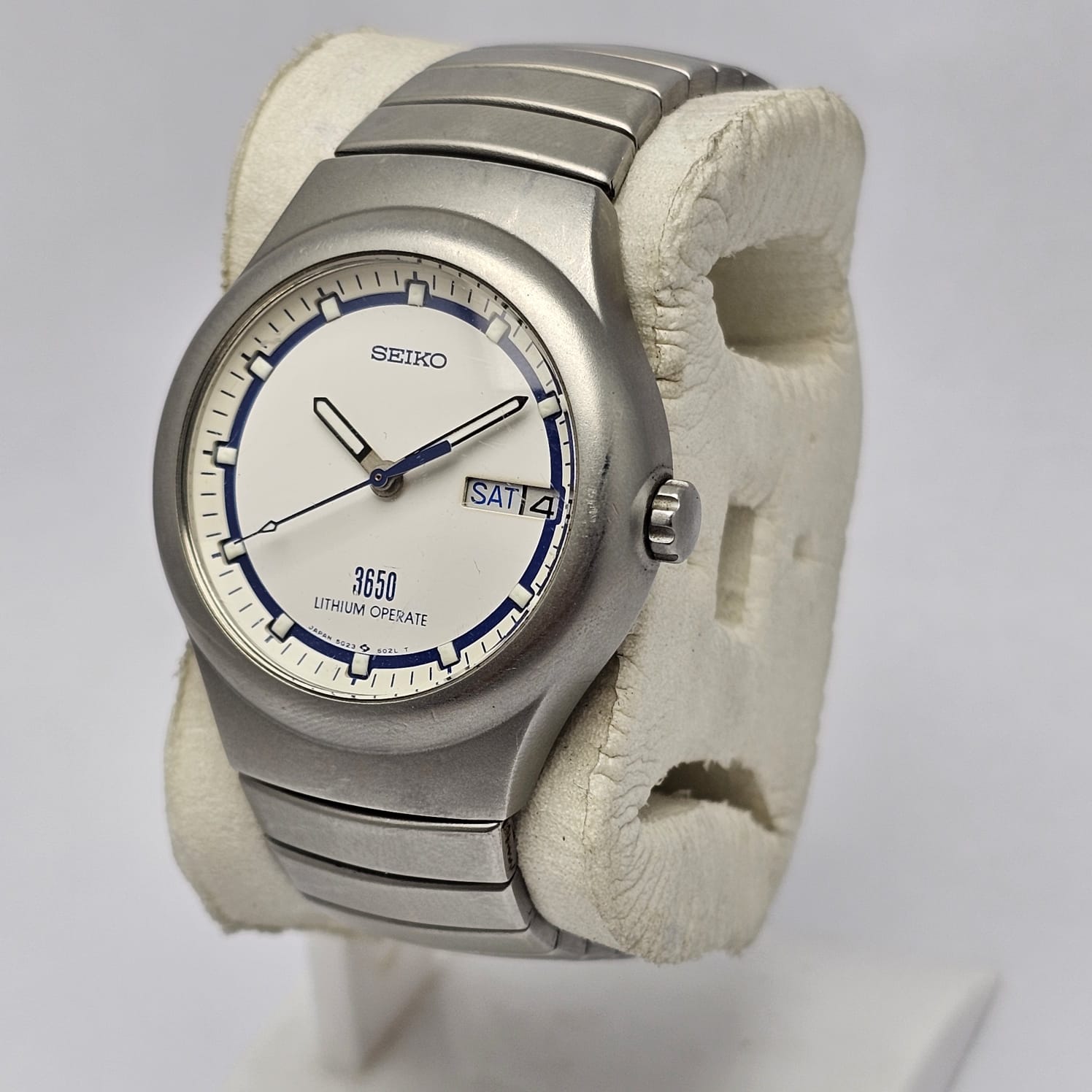 Seiko 3650 Lithium Operate 5G23-6020 Day/Date Vintage Men's Watch - Image 4