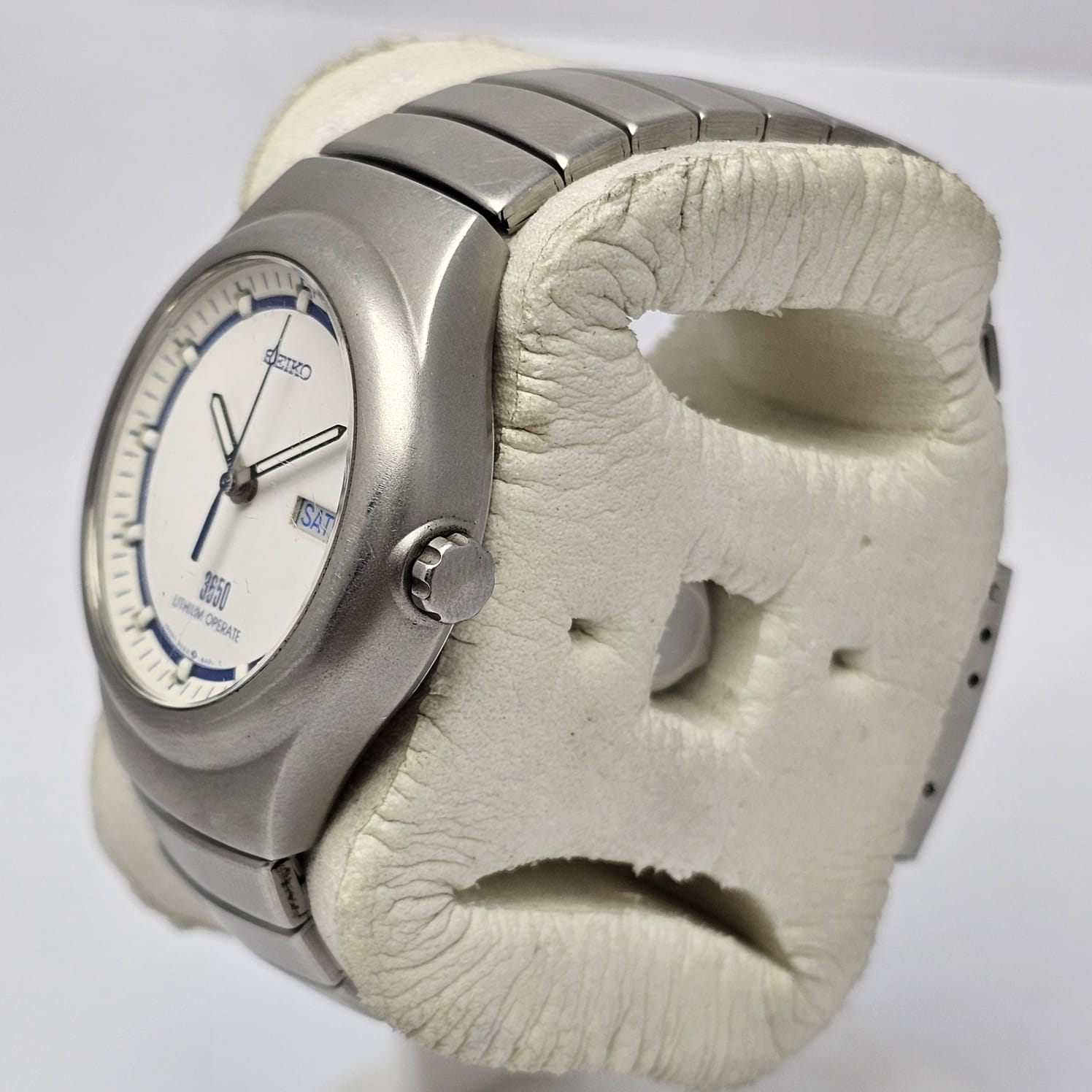 Seiko 3650 Lithium Operate 5G23-6020 Day/Date Vintage Men's Watch - Image 6
