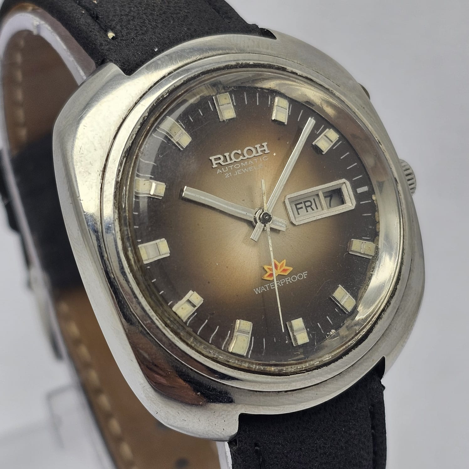 Ricoh Automatic 21 Jewels Day/Date Vintage Men's Watch