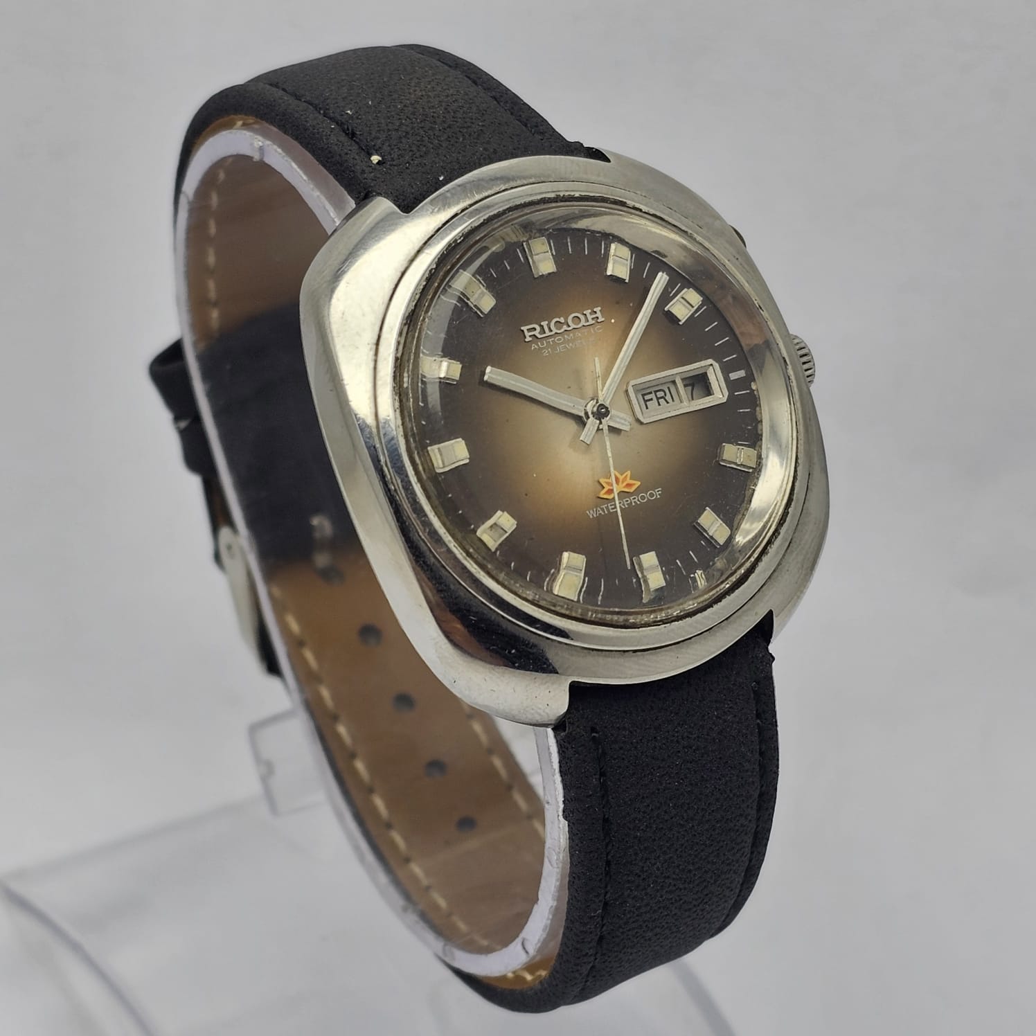 Ricoh Automatic 21 Jewels Day/Date Vintage Men's Watch - Image 3