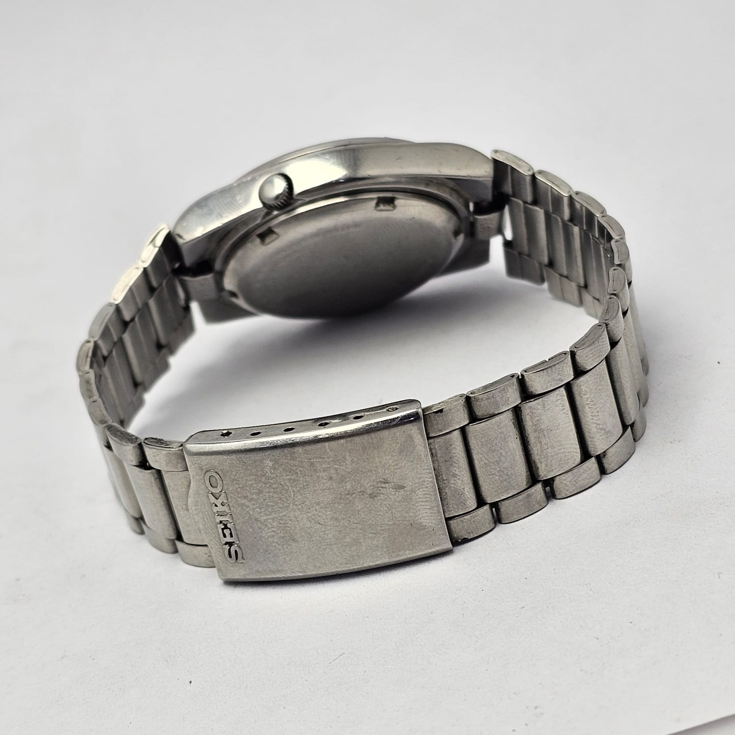 Seiko 5 Railway Time Automatic 7S36-8280 Day/Date Vintage Men's Watch - Image 7