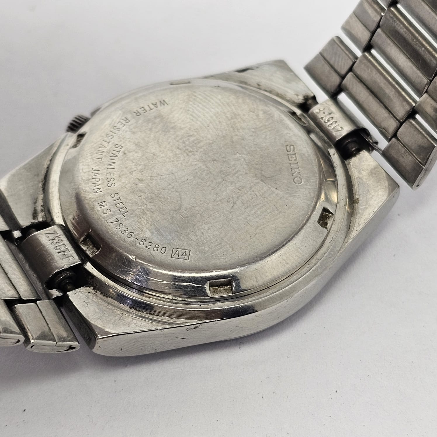 Seiko 5 Railway Time Automatic 7S36-8280 Day/Date Vintage Men's Watch - Image 8