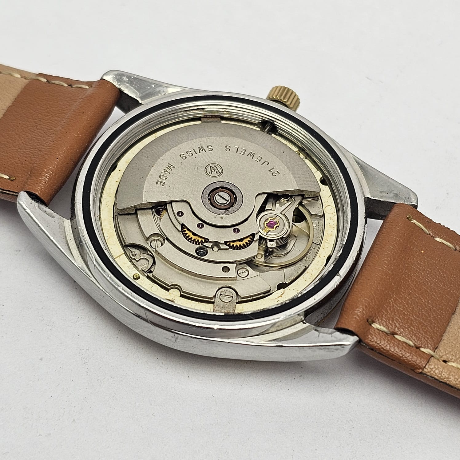 West End Watch Co Sowar Prima President Day/Date Automatic Vintage Men's Watch