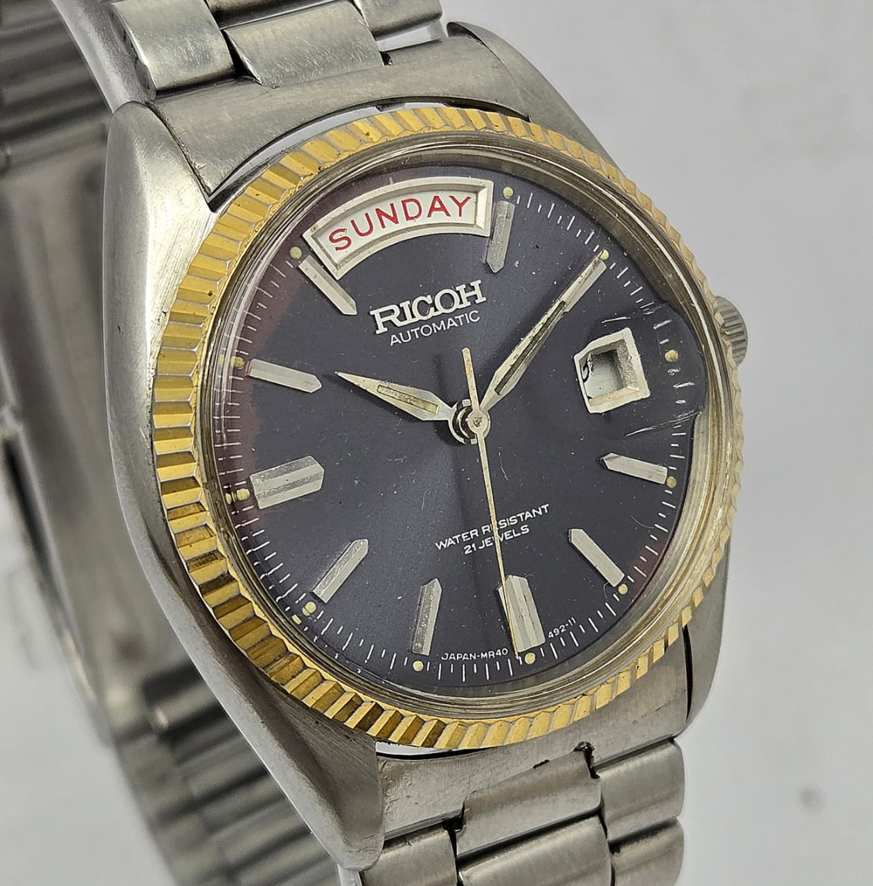 Ricoh President Automatic Day/Date Vintage Men's Watch - Image 2
