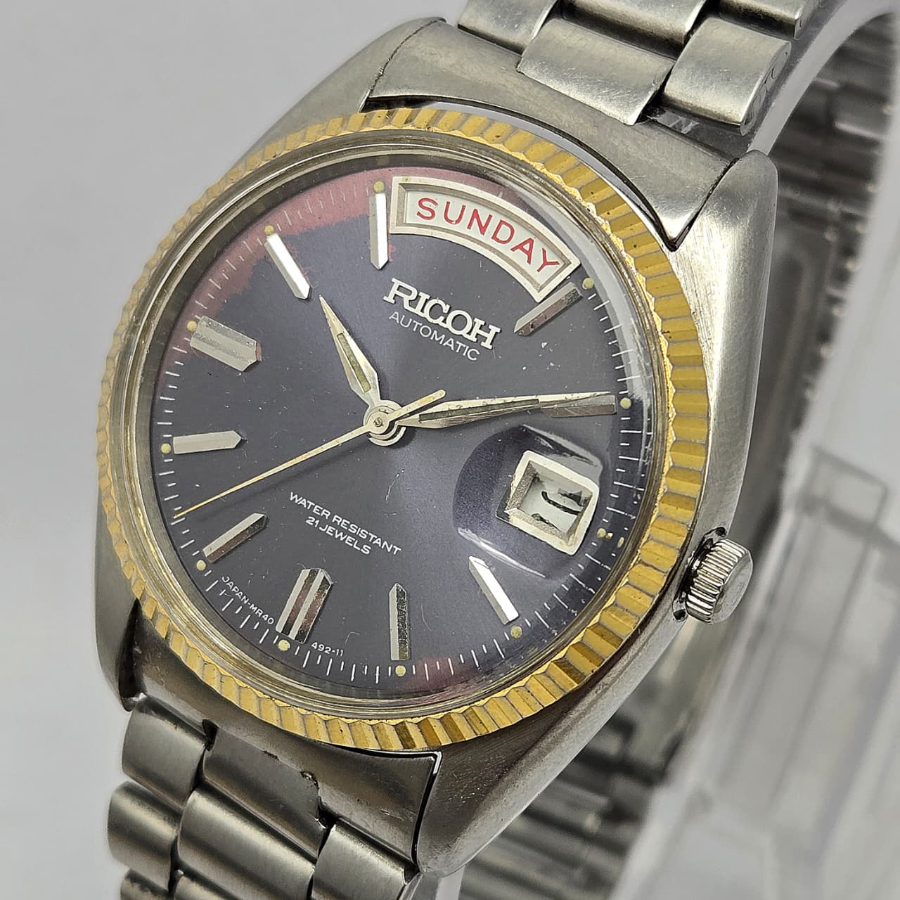 Ricoh President Automatic Day/Date Vintage Men's Watch - Image 4
