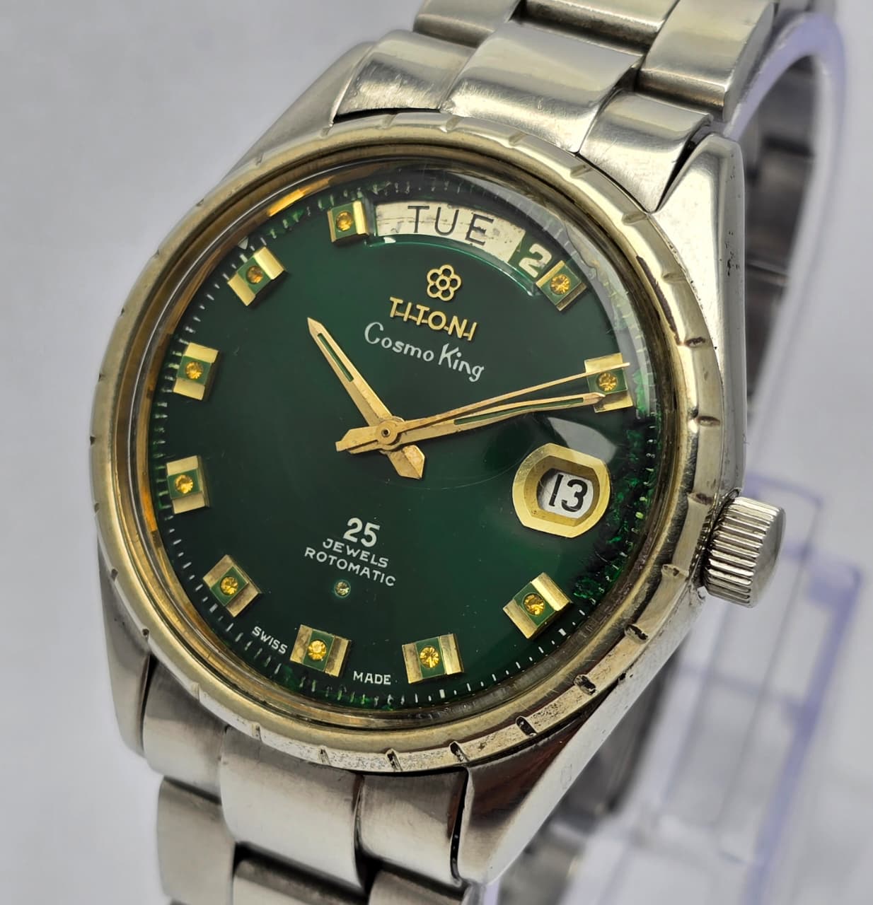 Titoni Cosmo King President Rotomatic 737-370 Vintage Men's Watch