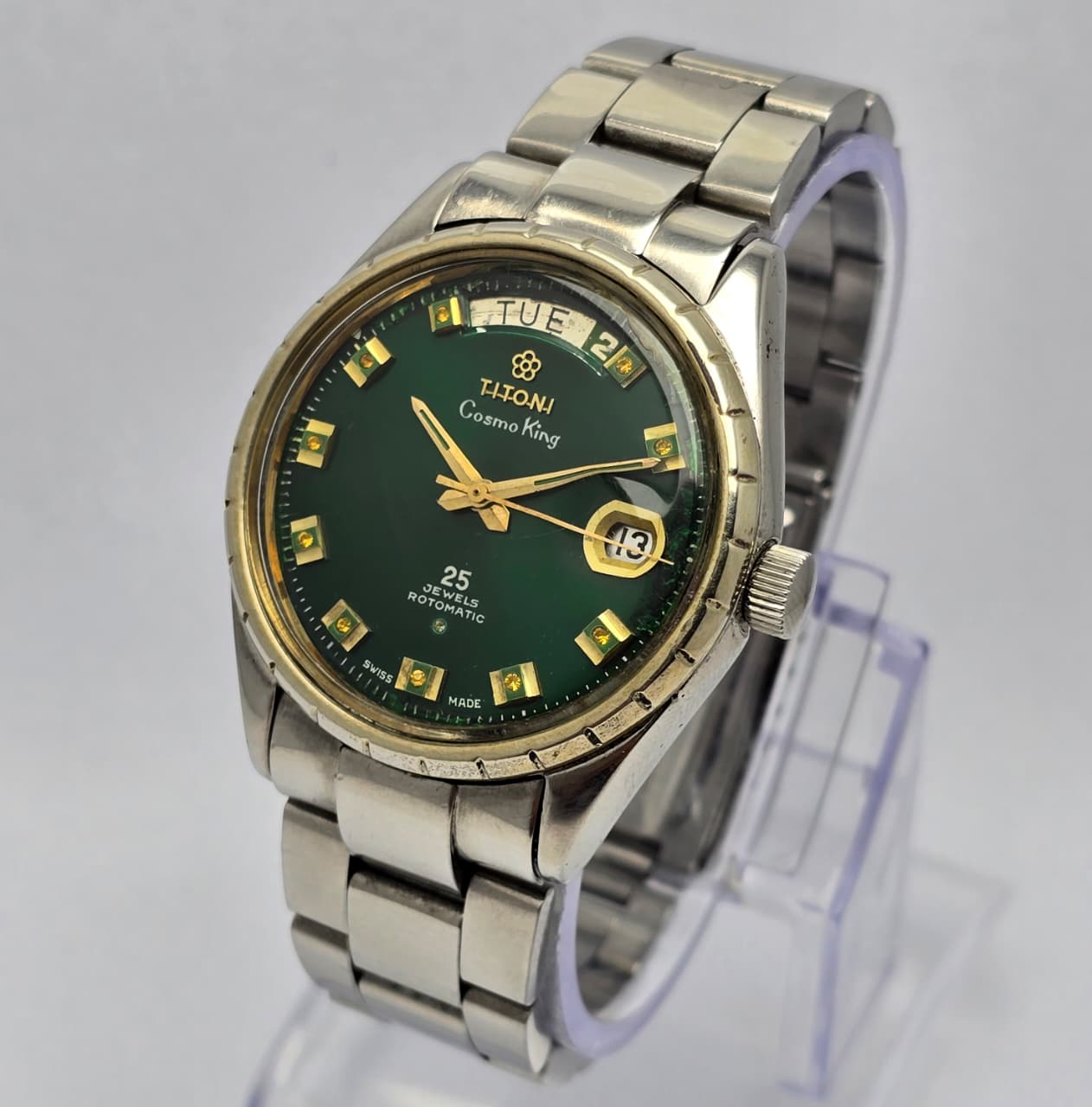 Titoni Cosmo King President Rotomatic 737-370 Vintage Men's Watch