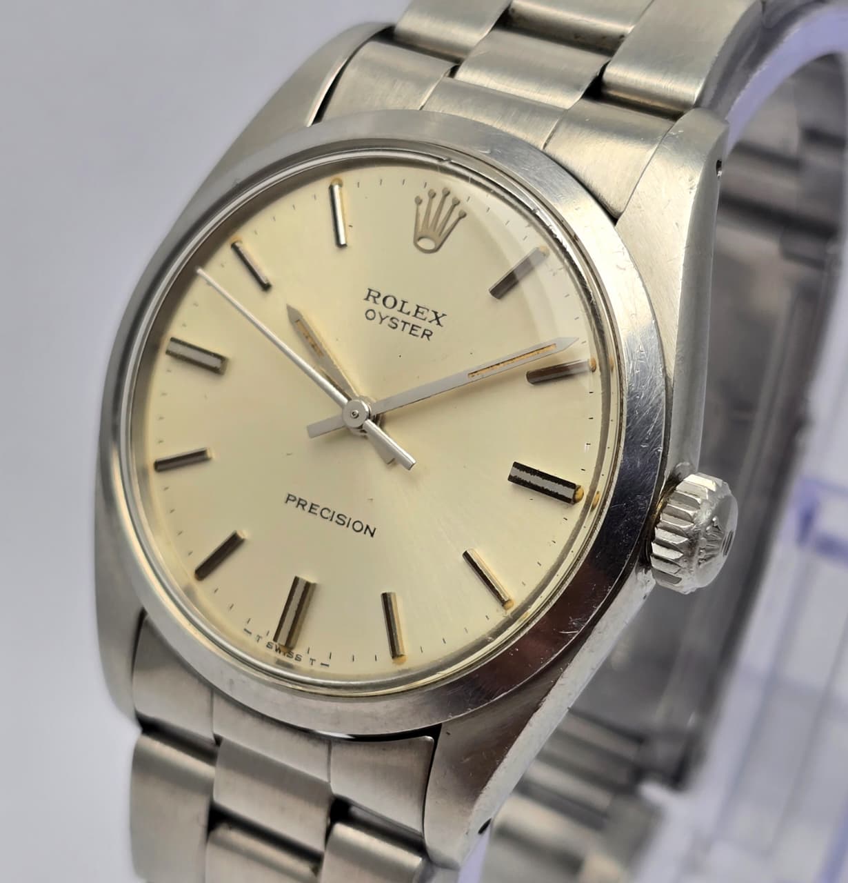 Rolex Oyster Precision 6426 Vintage Men's Watch 1960s - Image 2