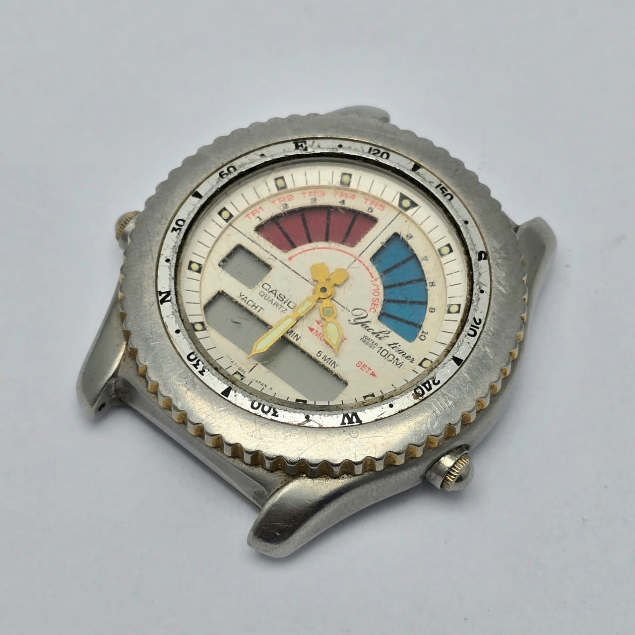 Casio AD-500 Yacht Timer Quartz Vintage Men's Watch For Parts - Image 2