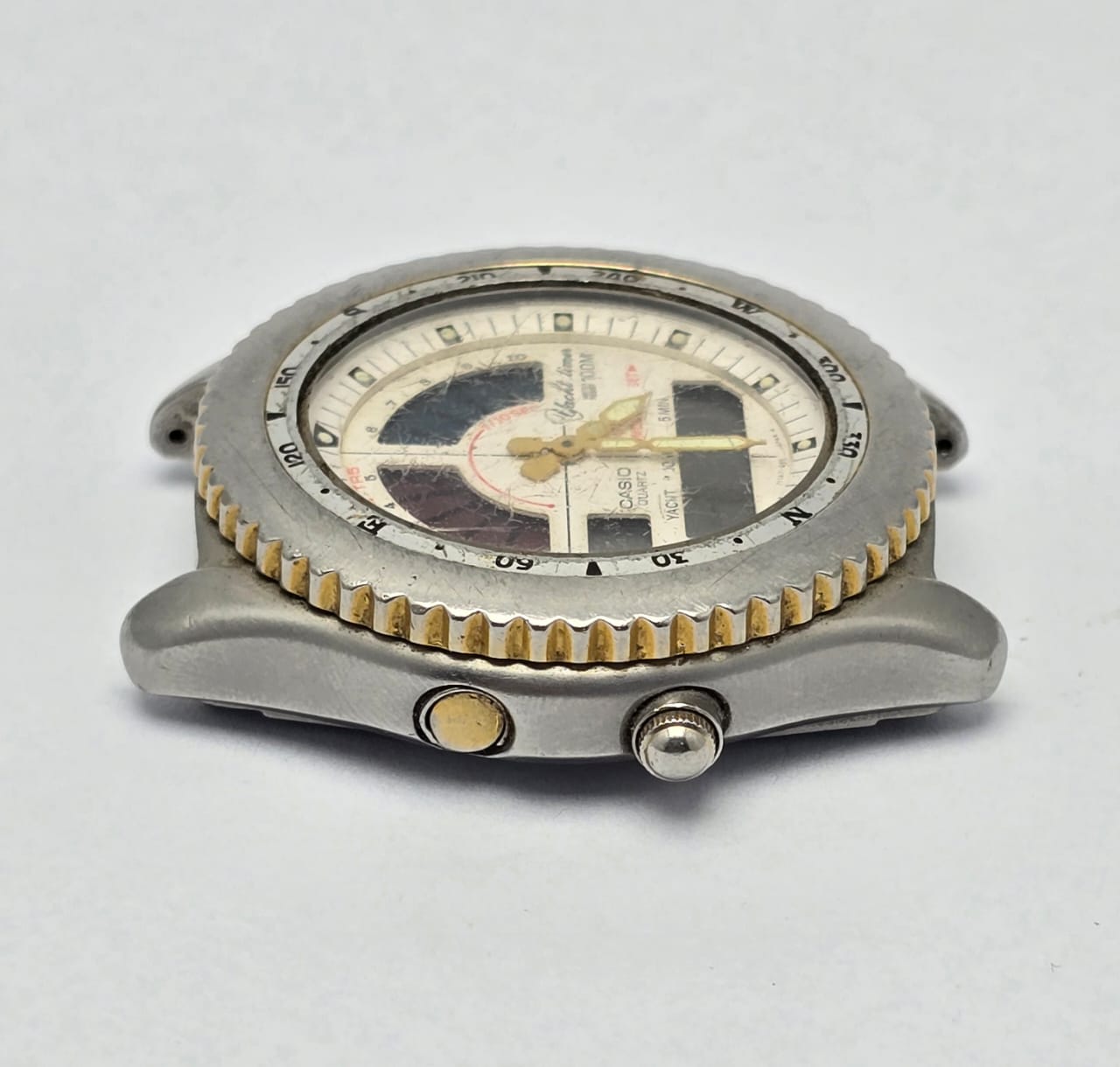 Casio AD-500 Yacht Timer Quartz Vintage Men's Watch For Parts - Image 3