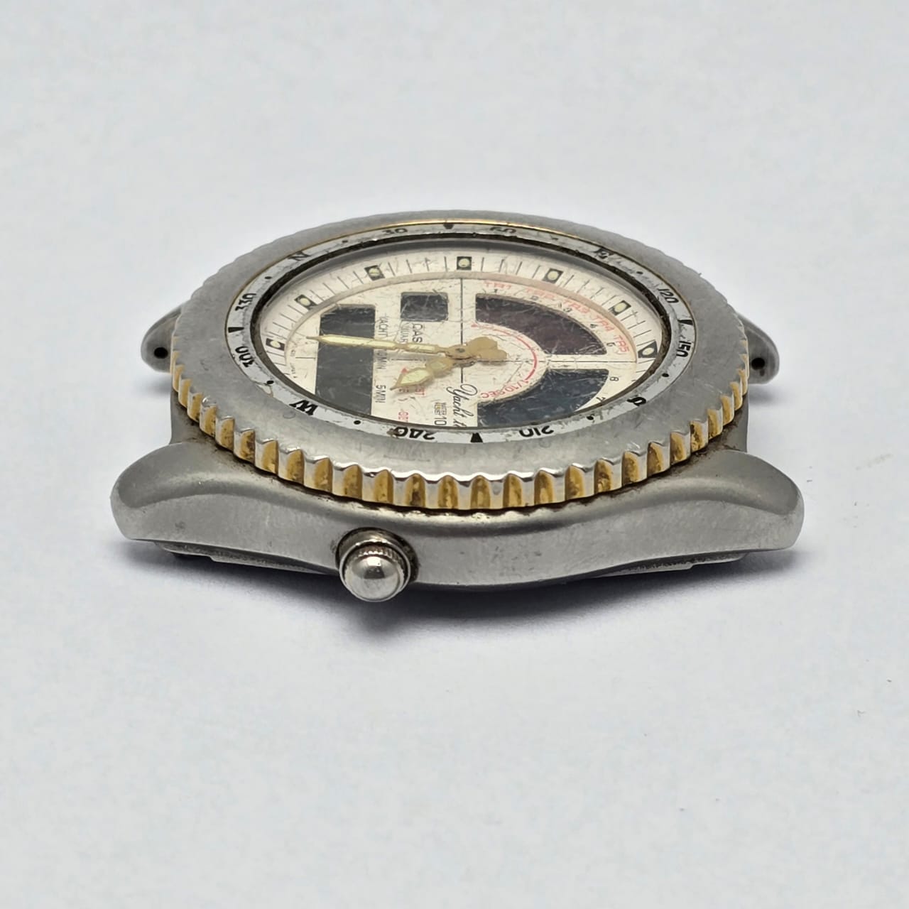 Casio AD-500 Yacht Timer Quartz Vintage Men's Watch For Parts - Image 4