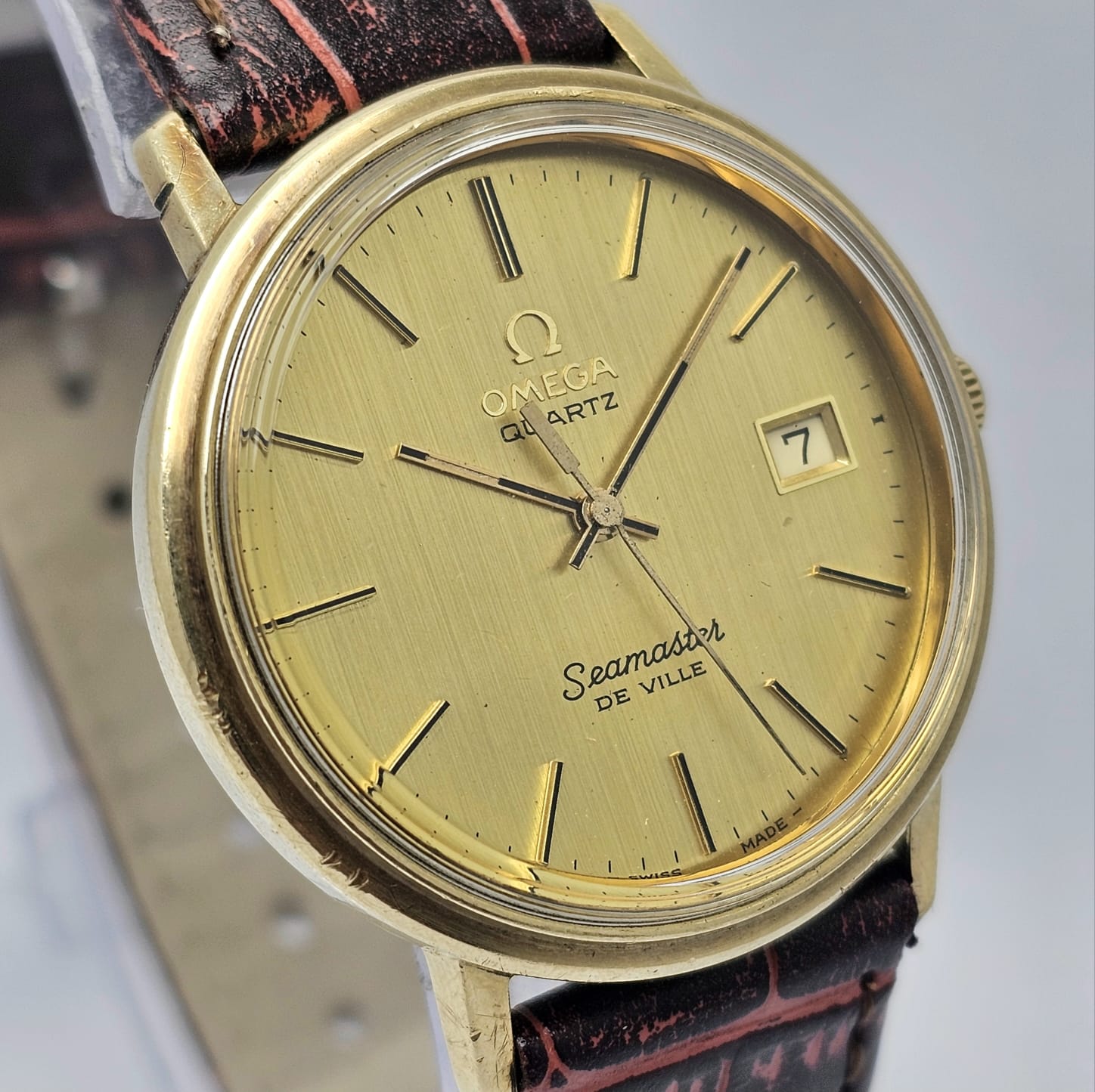 Omega Seamaster De Ville 196 0117 Quartz 1342 Gifted Vintage Men's Watch - Image 2