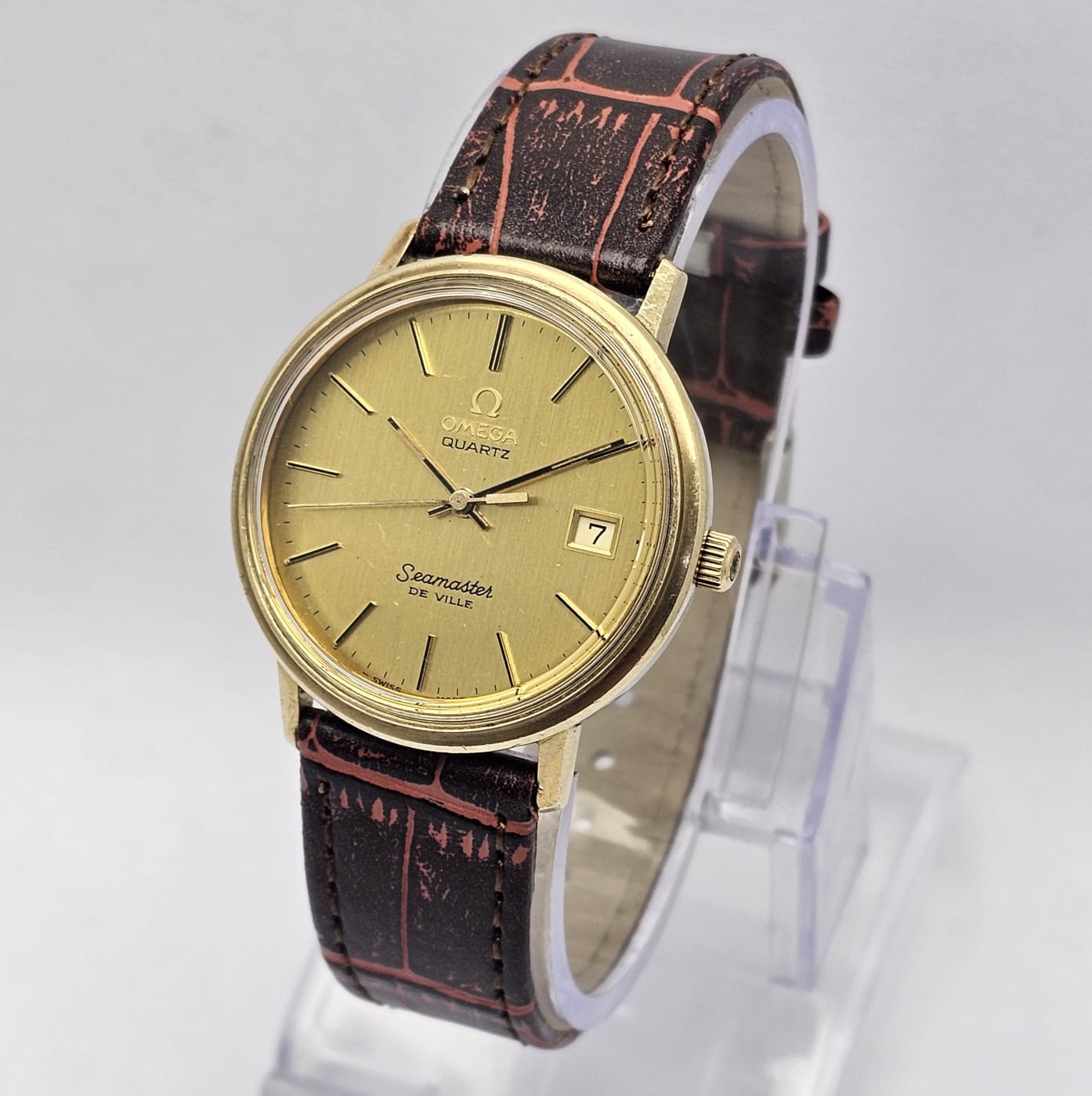 Omega Seamaster De Ville 196 0117 Quartz 1342 Gifted Vintage Men's Watch - Image 3