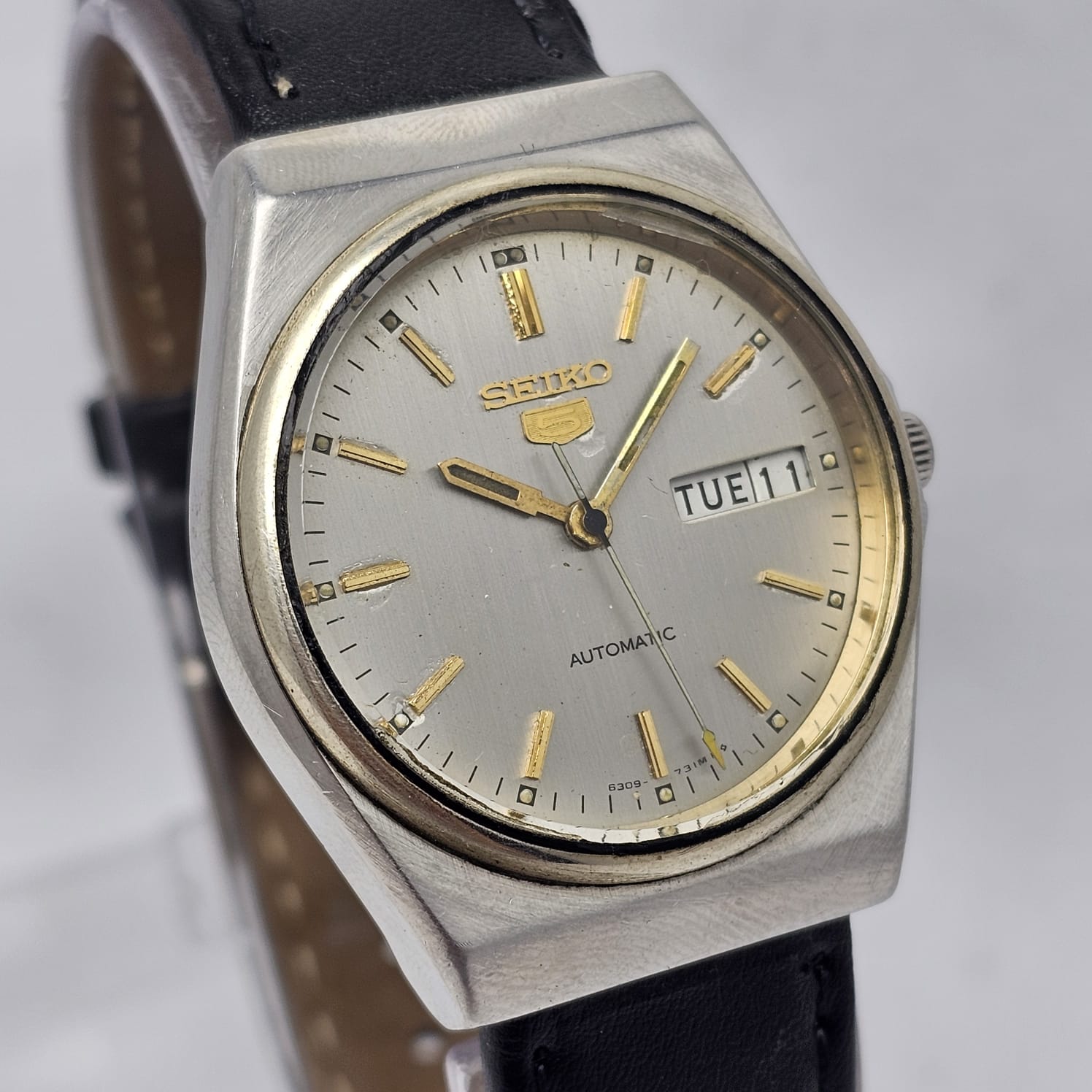 Seiko 5 Automatic 6309-8880 Day/Date Vintage Men's Watch