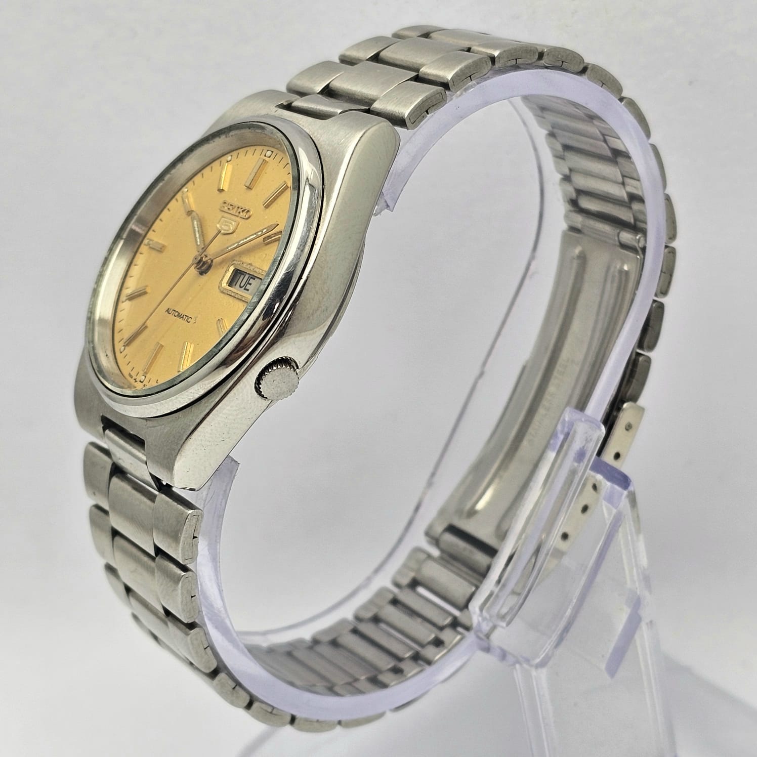 Seiko 5 Automatic 7009-3130 Day/Date Vintage Men's Watch - Image 6