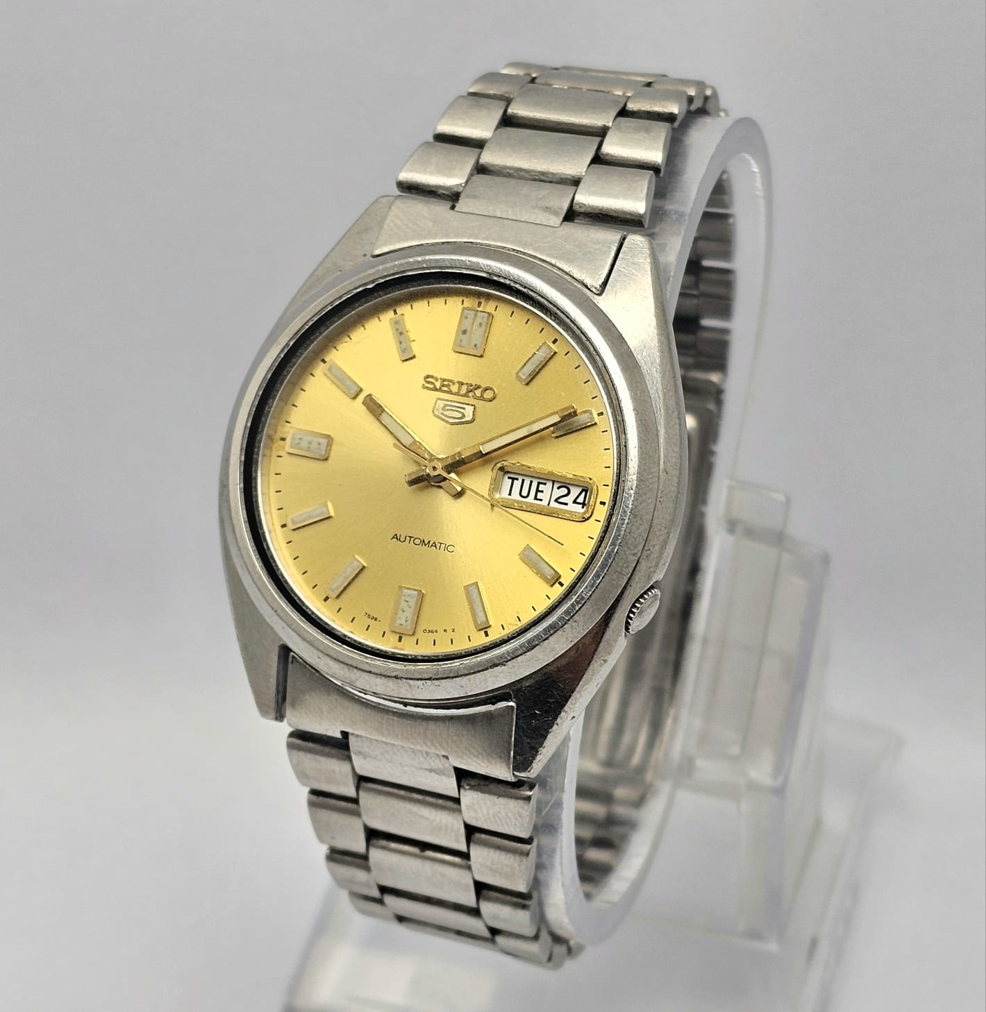 Seiko 5 Automatic 7S26-3040 Day/Date Vintage Men's Watch - Image 4