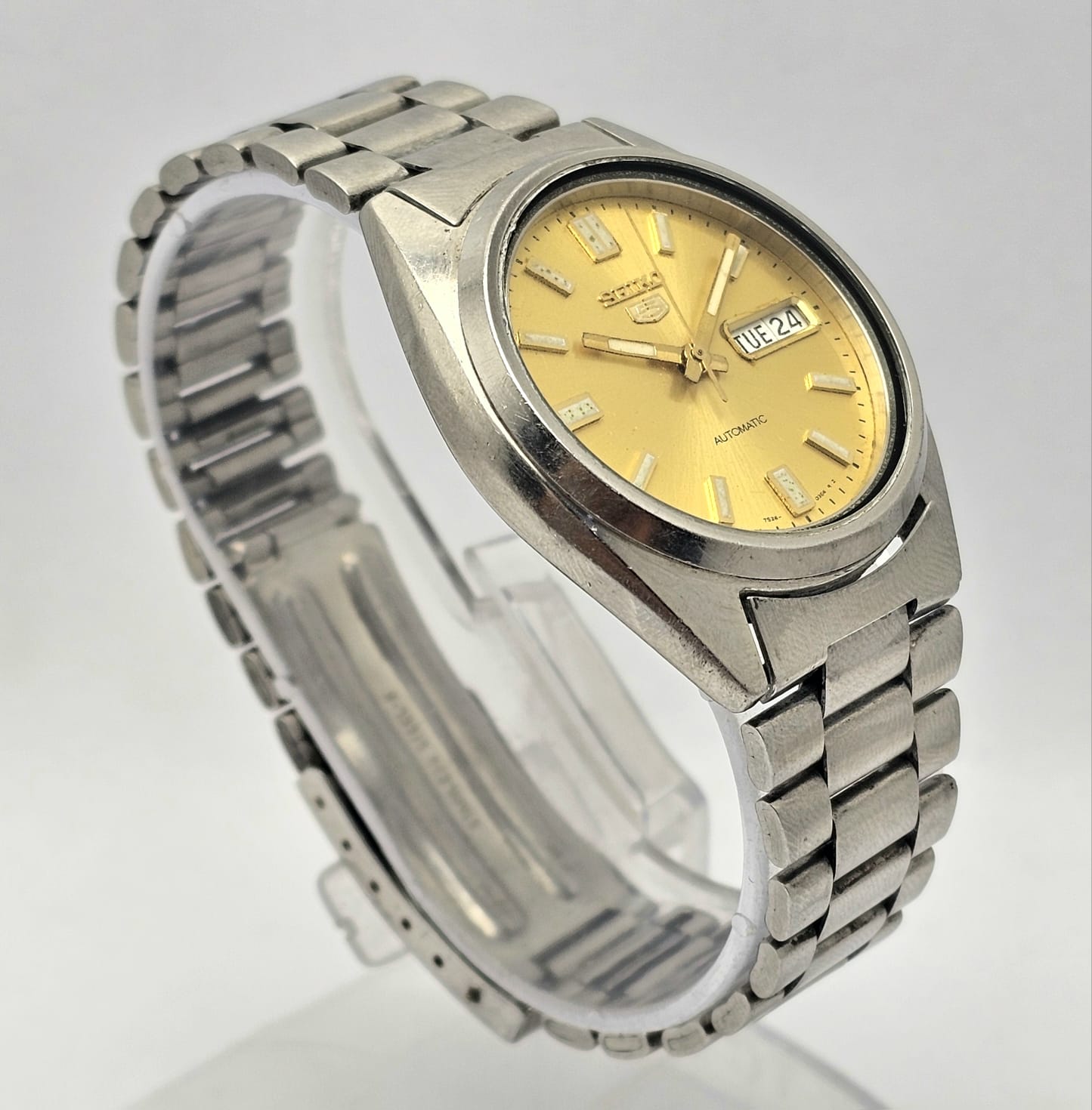 Seiko 5 Automatic 7S26-3040 Day/Date Vintage Men's Watch - Image 5