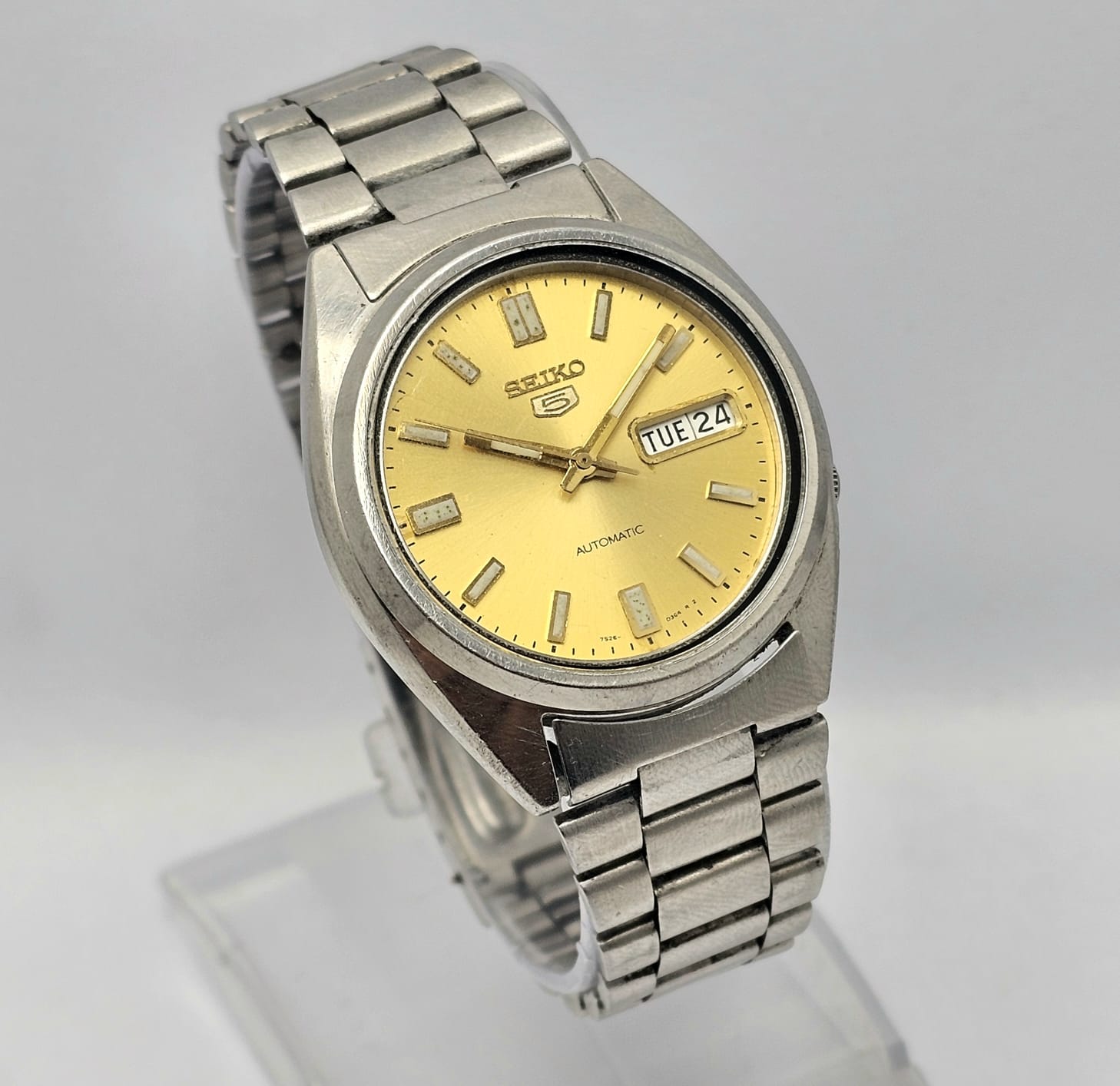 Seiko 5 Automatic 7S26-3040 Day/Date Vintage Men's Watch - Image 3