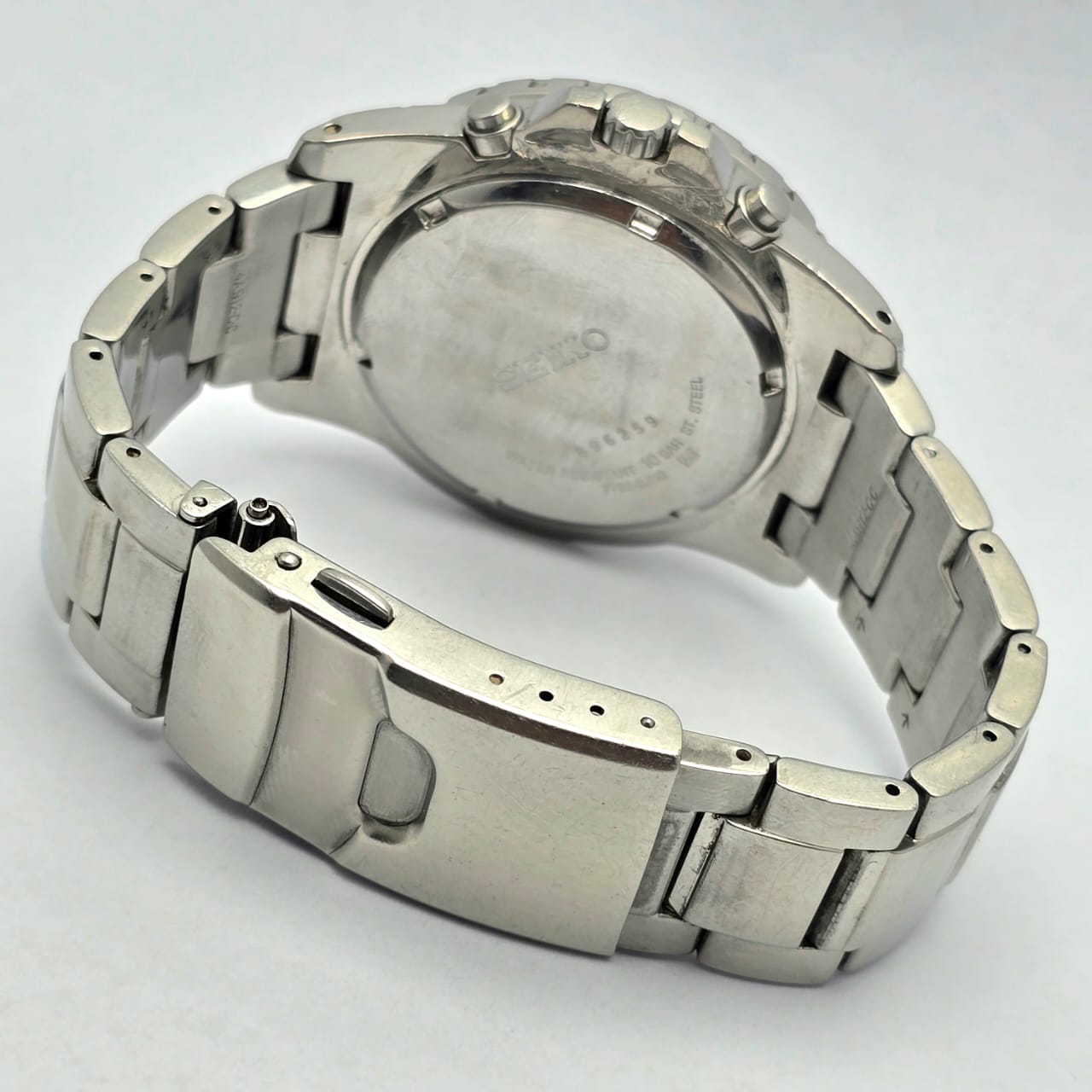 Seiko 7T62-OJH0 World Time Chronograph GMT Quartz Vintage Men's Watch - Image 7