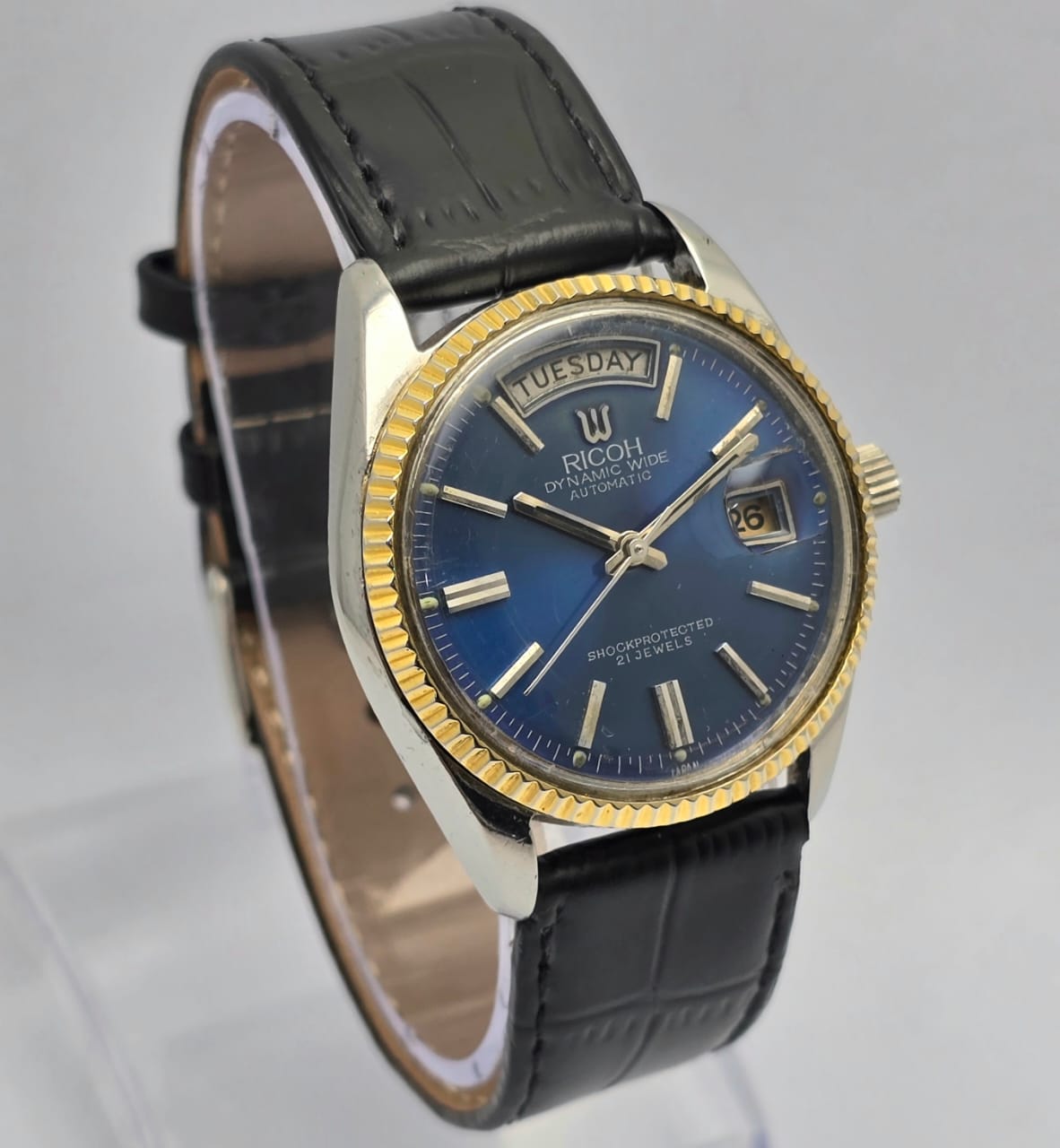 Ricoh Dynamic Wide President Day/Date Automatic Vintage Men's Watch - Image 3