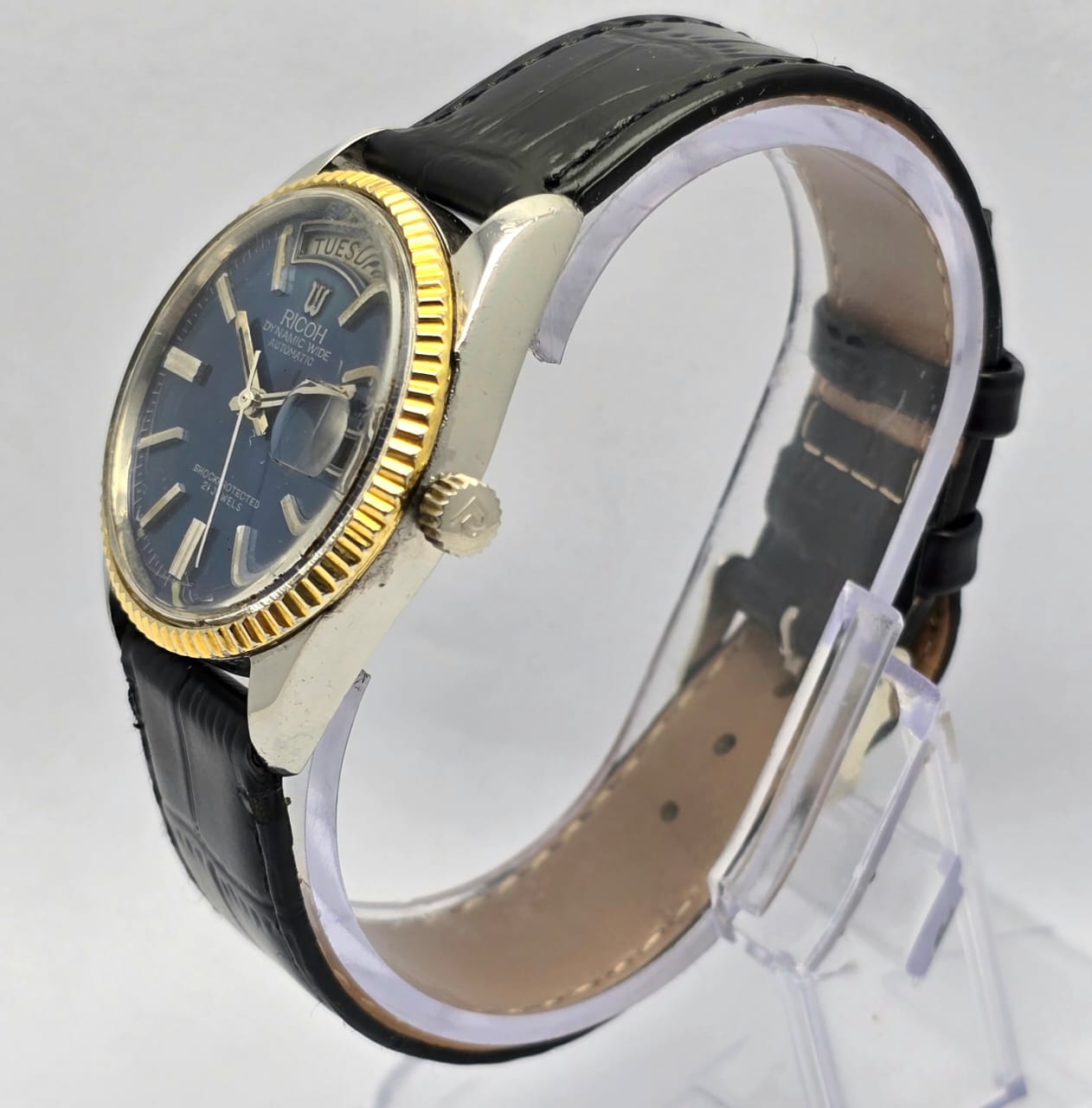 Ricoh Dynamic Wide President Day/Date Automatic Vintage Men's Watch - Image 6