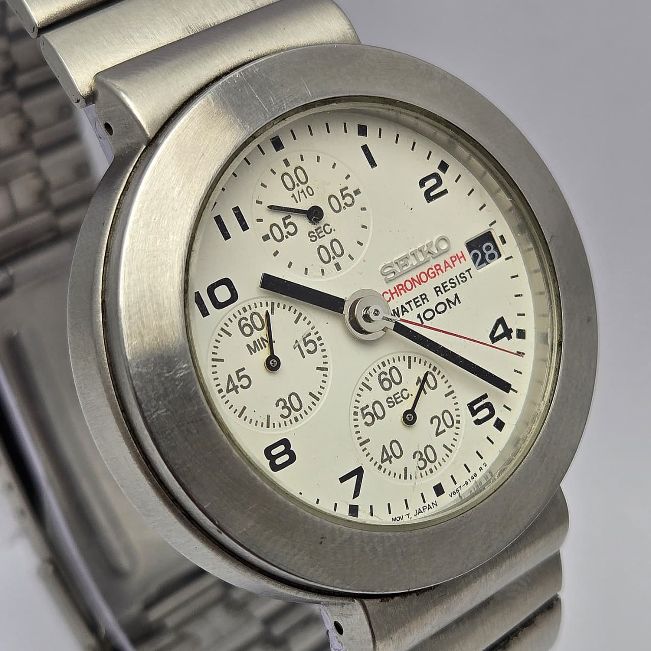 Seiko V657-8140 Chronograph Vintage Men's Watch