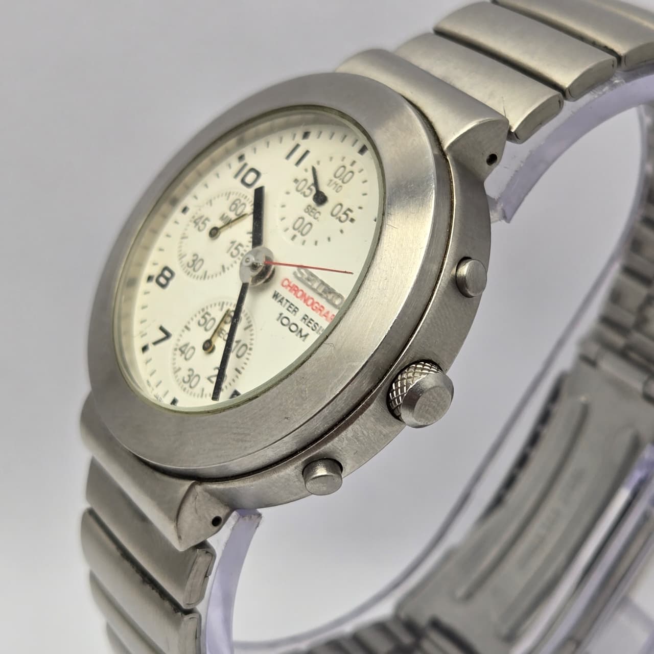 Seiko V657-8140 Chronograph Vintage Men's Watch - Image 6