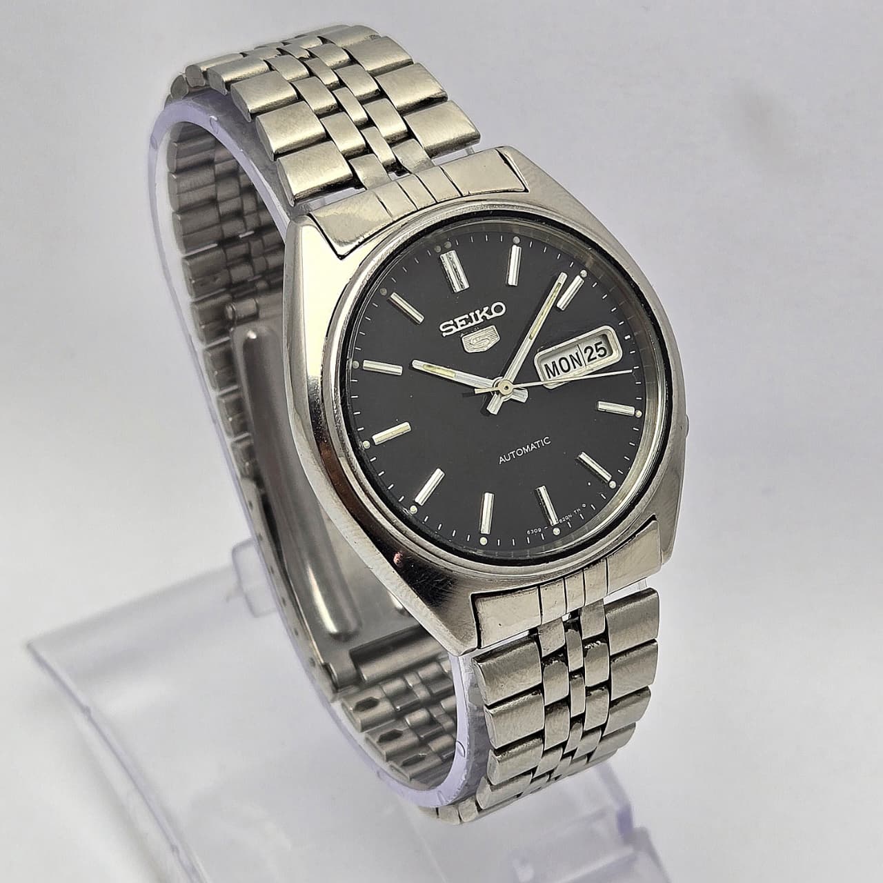 Seiko 5 Automatic 6309-8840 Day/Date Vintage Men Watch - Image 3