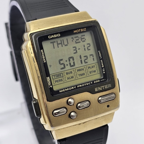 Casio Data Bank HotBiz DB-2000 Alarm Chronograph Vintage Men's Watch (2)