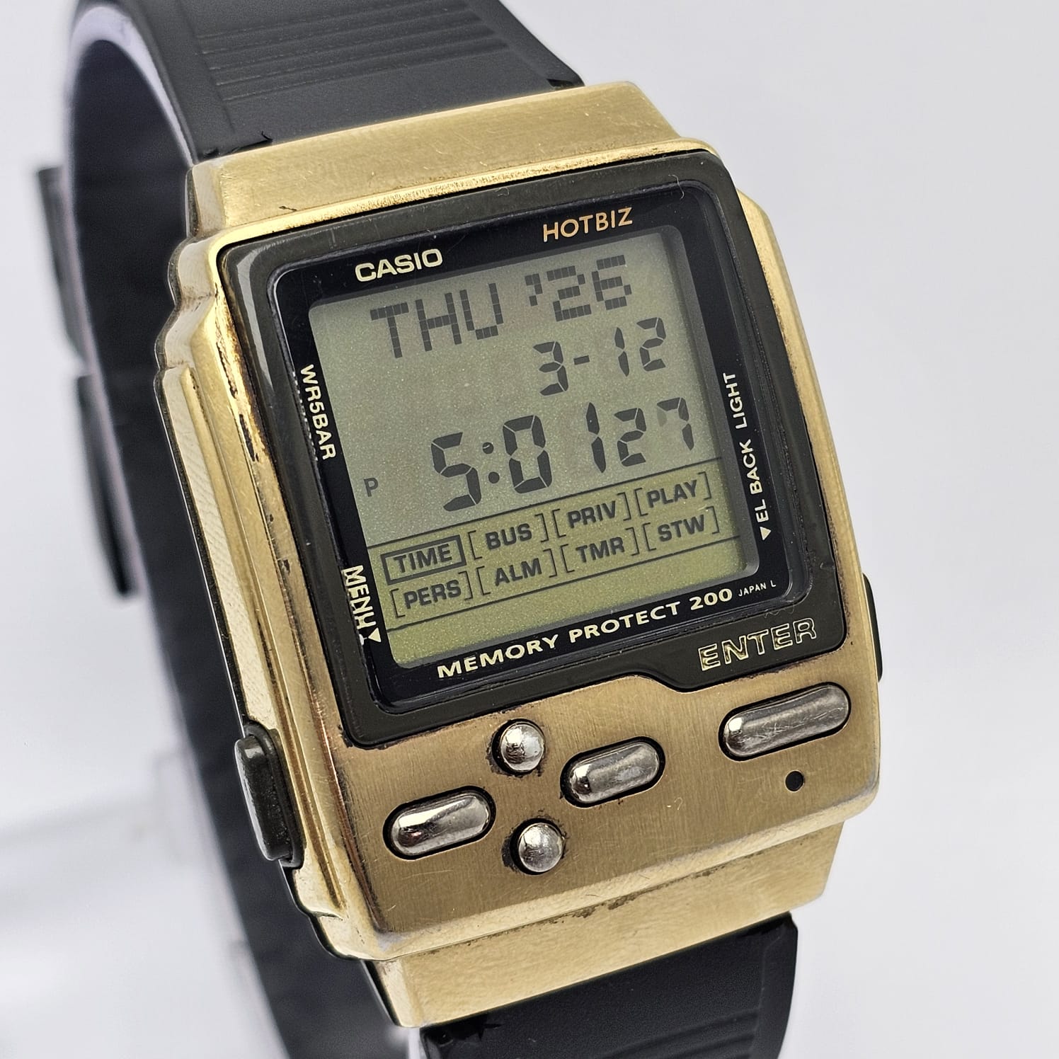 Casio Data Bank HotBiz DB-2000 Alarm Chronograph Vintage Men's Watch - Image 2