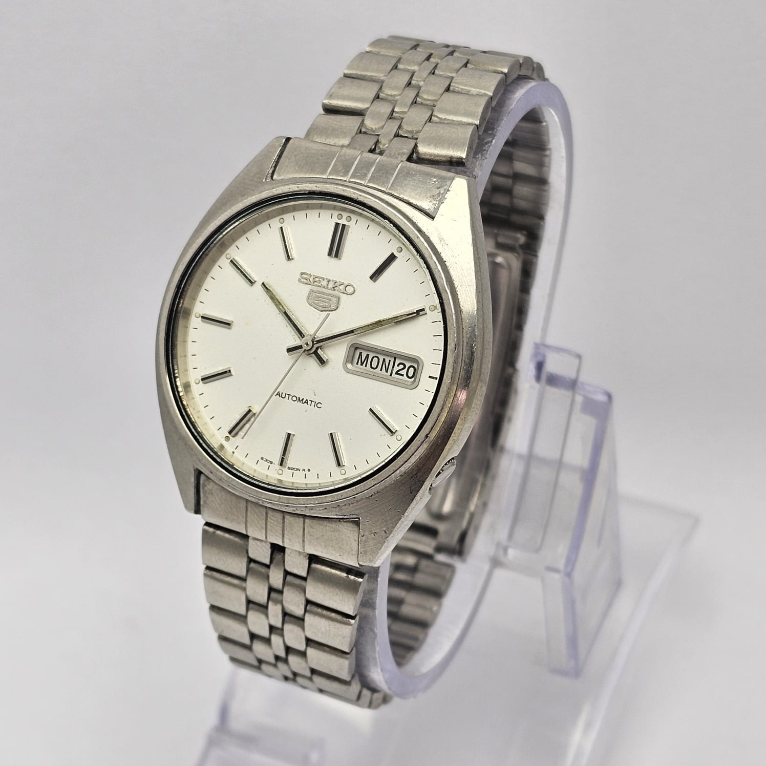 Seiko 5 Automatic 6309-8840 Day/Date Vintage Men's Watch - Image 3